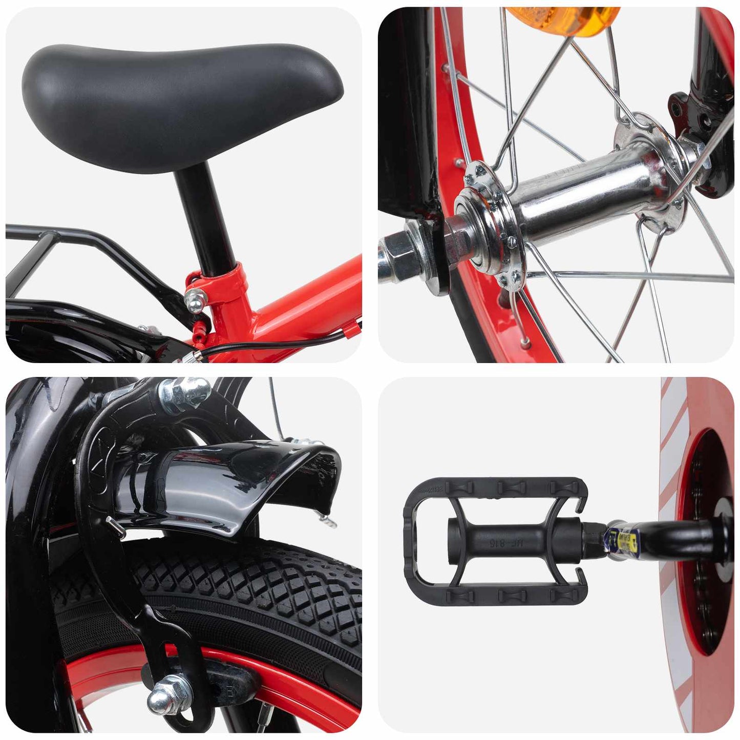 Kinderfiets 14 Inch voor 3-5 jaar oud Rood is nu te koop bij PeponiXL, paradijselijk wonen!