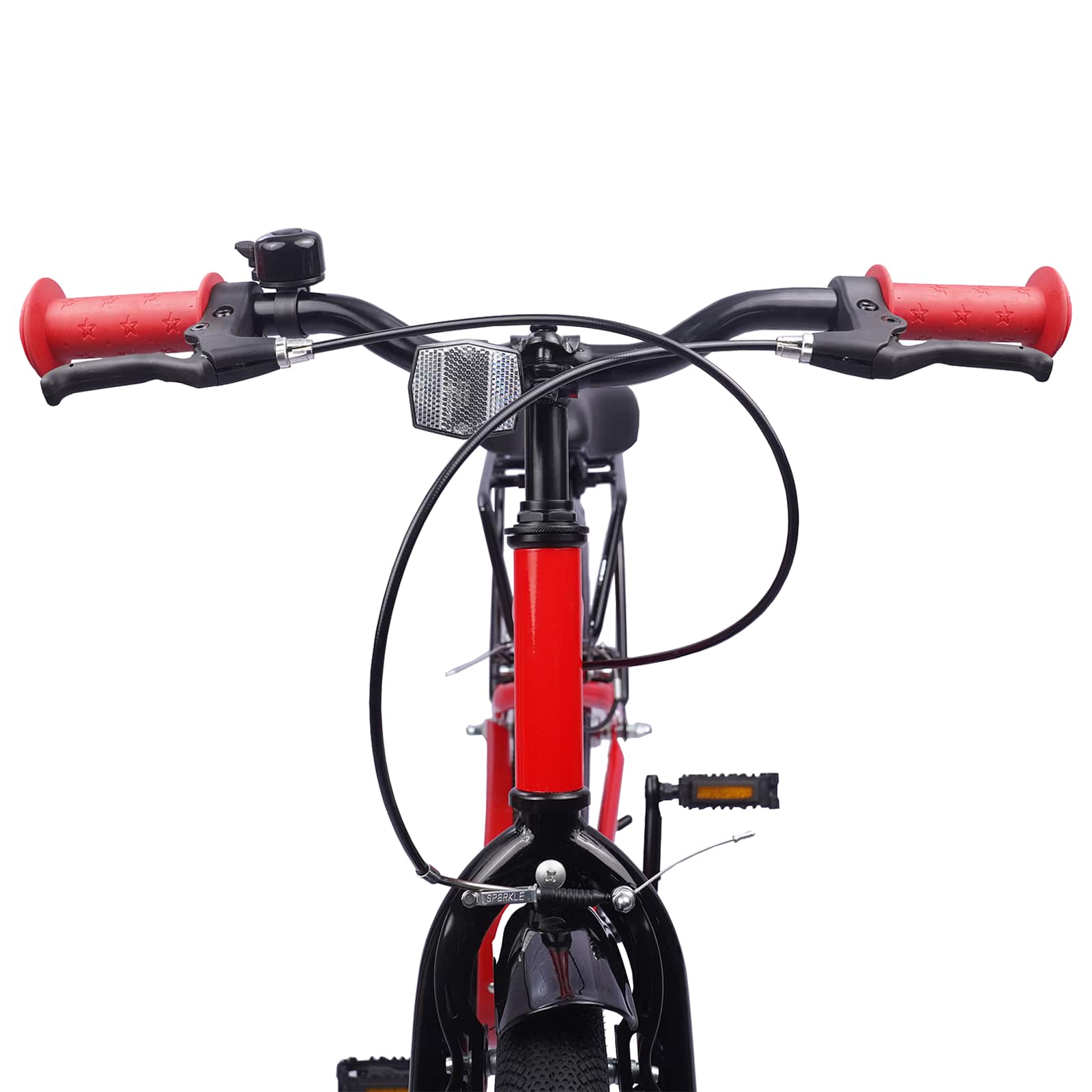 Kinderfiets 18 Inch voor 5-7 jaar Rood is nu te koop bij PeponiXL, paradijselijk wonen!