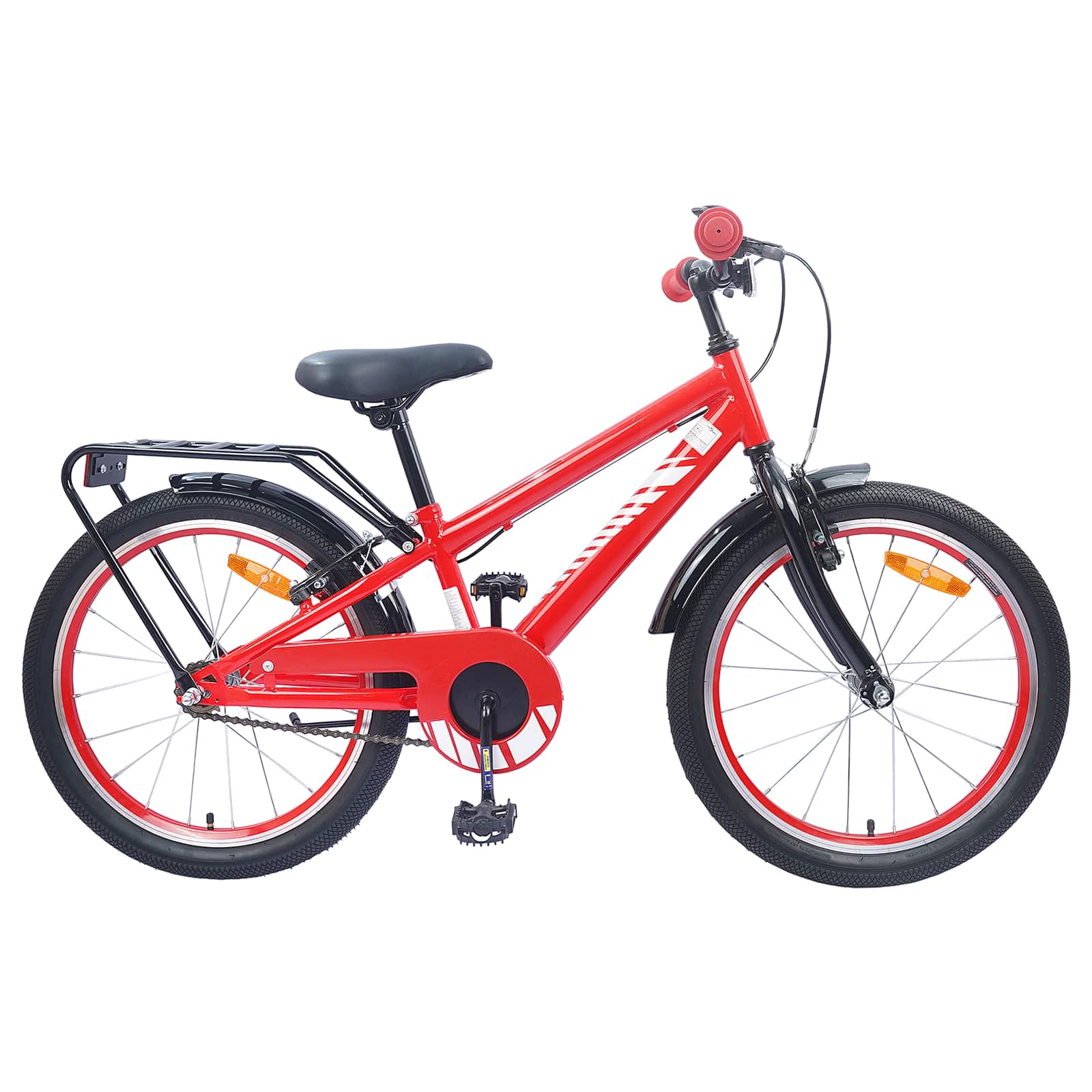Kinderfiets 18 Inch voor 5-7 jaar Rood is nu te koop bij PeponiXL, paradijselijk wonen!
