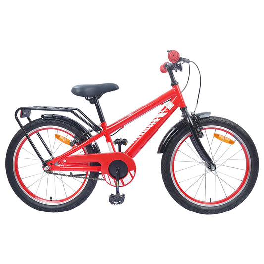 Kinderfiets 18 Inch voor 5-7 jaar Rood is nu te koop bij PeponiXL, paradijselijk wonen!