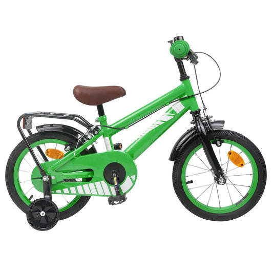 Kinderfiets 16 Inch voor 4-6 jaar oud Groen is nu te koop bij PeponiXL, paradijselijk wonen!