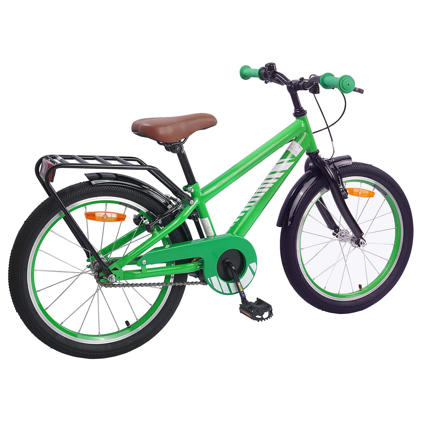Kinderfiets 18 Inch voor 5-7 jaar Groen is nu te koop bij PeponiXL, paradijselijk wonen!