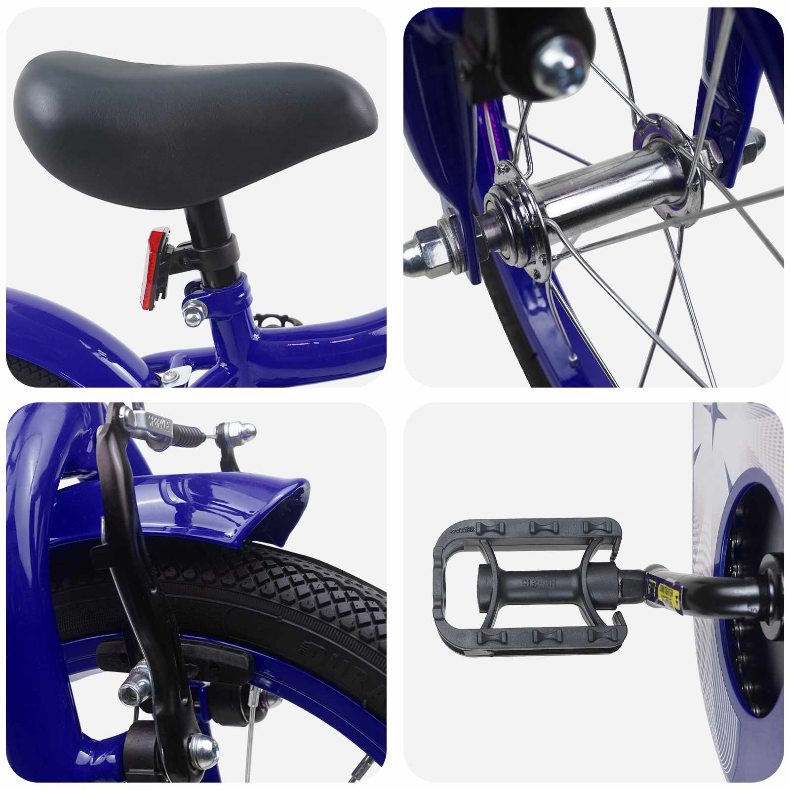 Kinderfiets 12 Inch voor 2-4 jaar oud Donkerblauw is nu te koop bij PeponiXL, paradijselijk wonen!