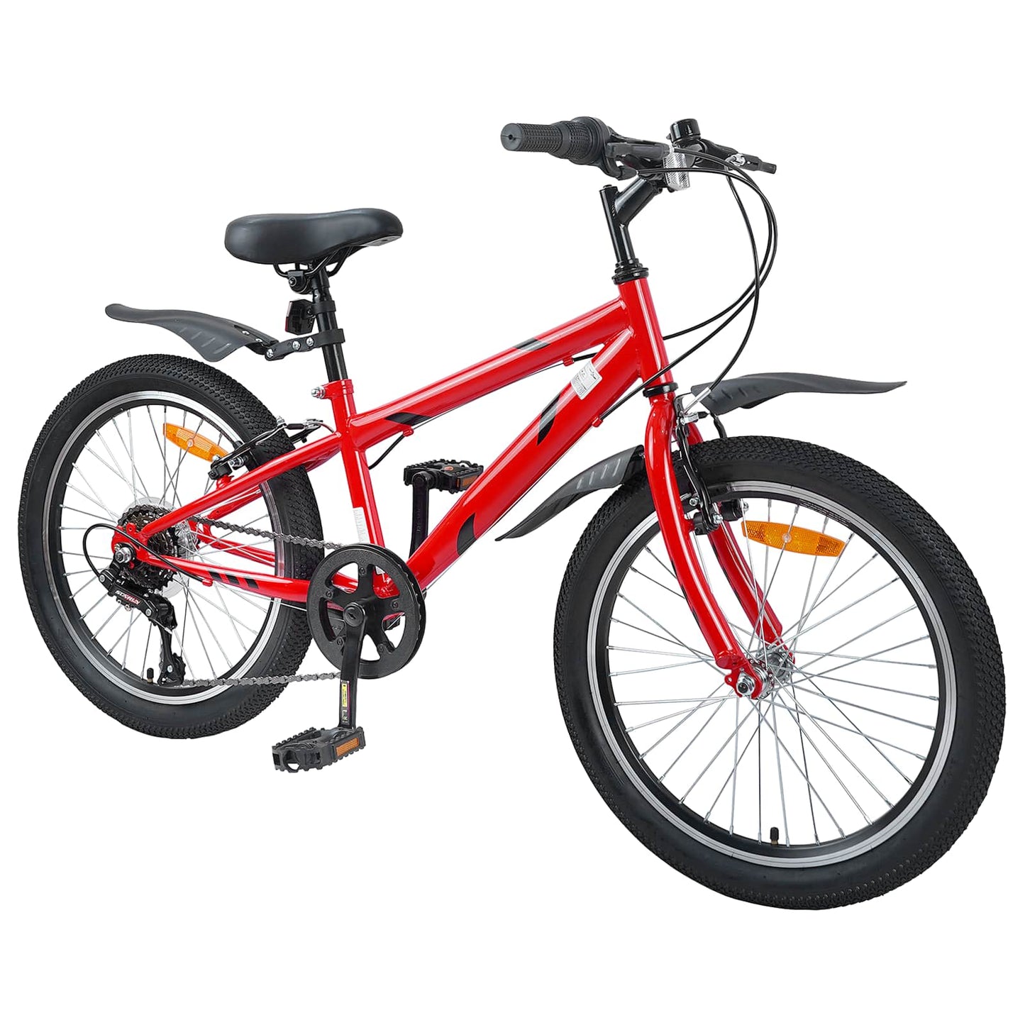 Kinderfiets 20 Inch 6-Speed voor 6-11 jaar oud Rood is nu te koop bij PeponiXL, paradijselijk wonen!