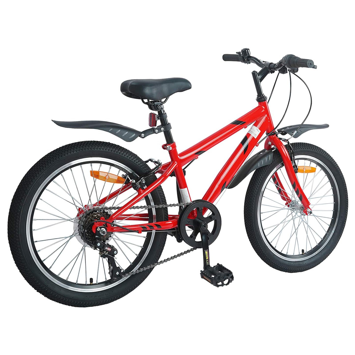 Kinderfiets 20 Inch 6-Speed voor 6-11 jaar oud Rood is nu te koop bij PeponiXL, paradijselijk wonen!