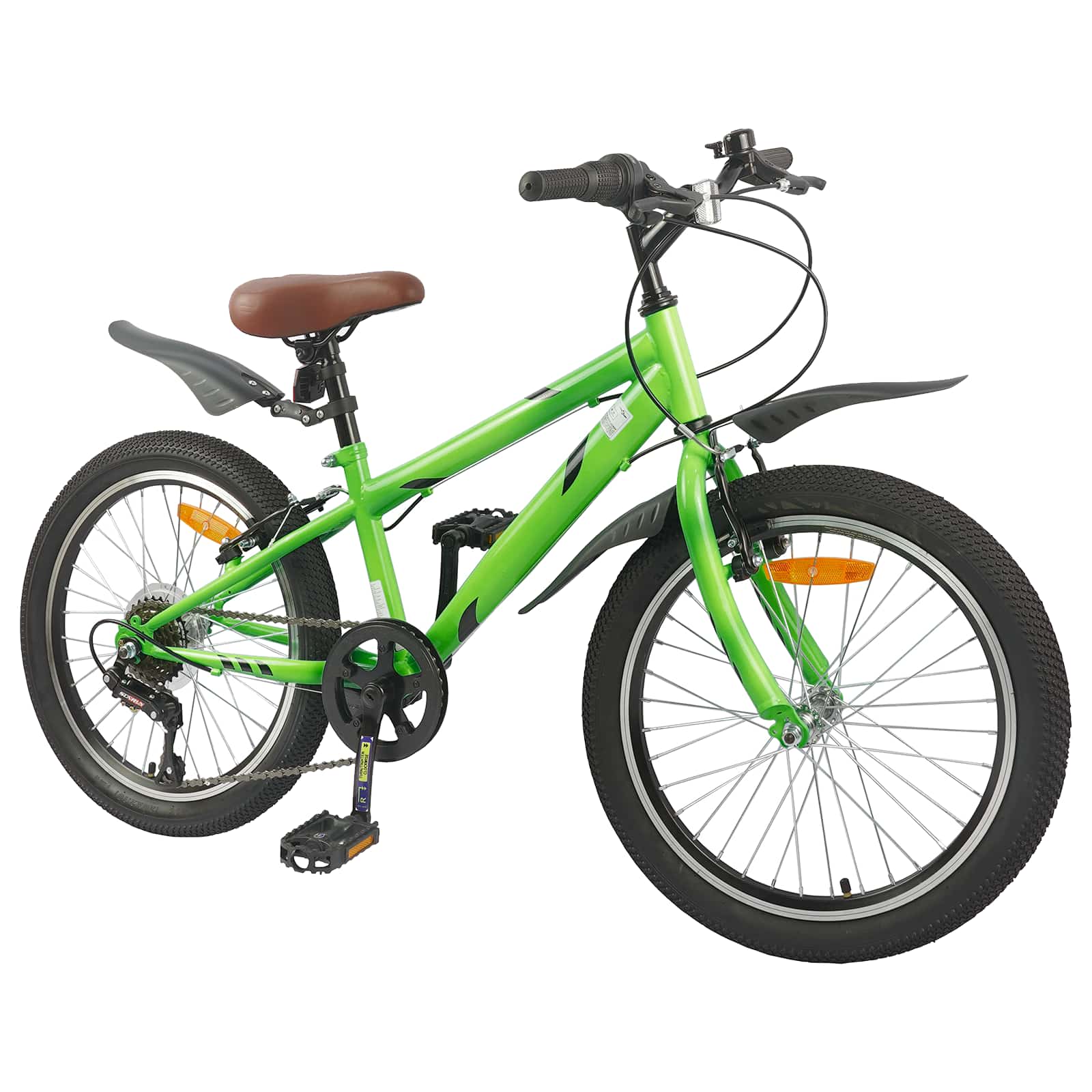 Kinderfiets 20 Inch 6-Speed voor 6-11 jaar oud Groen is nu te koop bij PeponiXL, paradijselijk wonen!