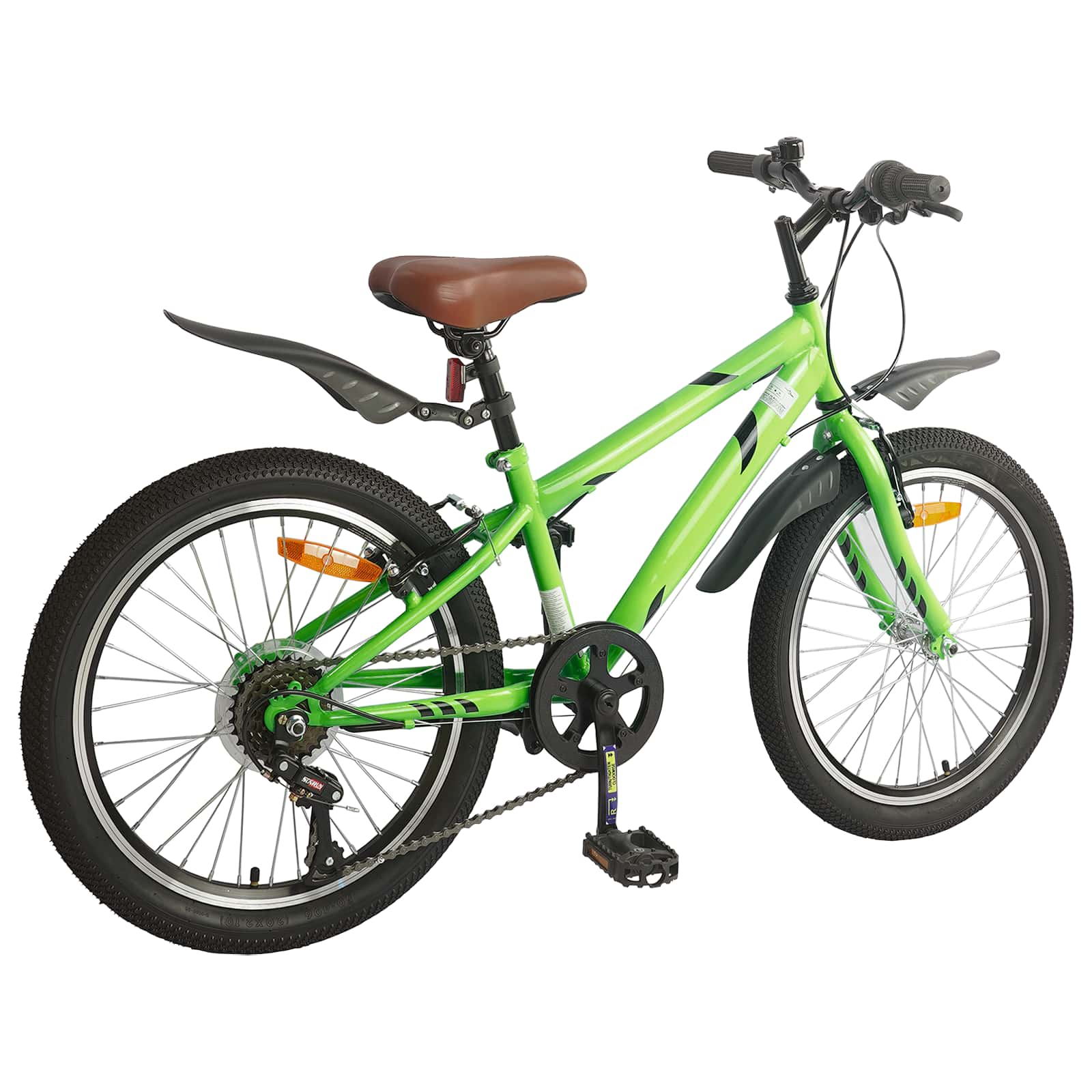 Kinderfiets 20 Inch 6-Speed voor 6-11 jaar oud Groen is nu te koop bij PeponiXL, paradijselijk wonen!