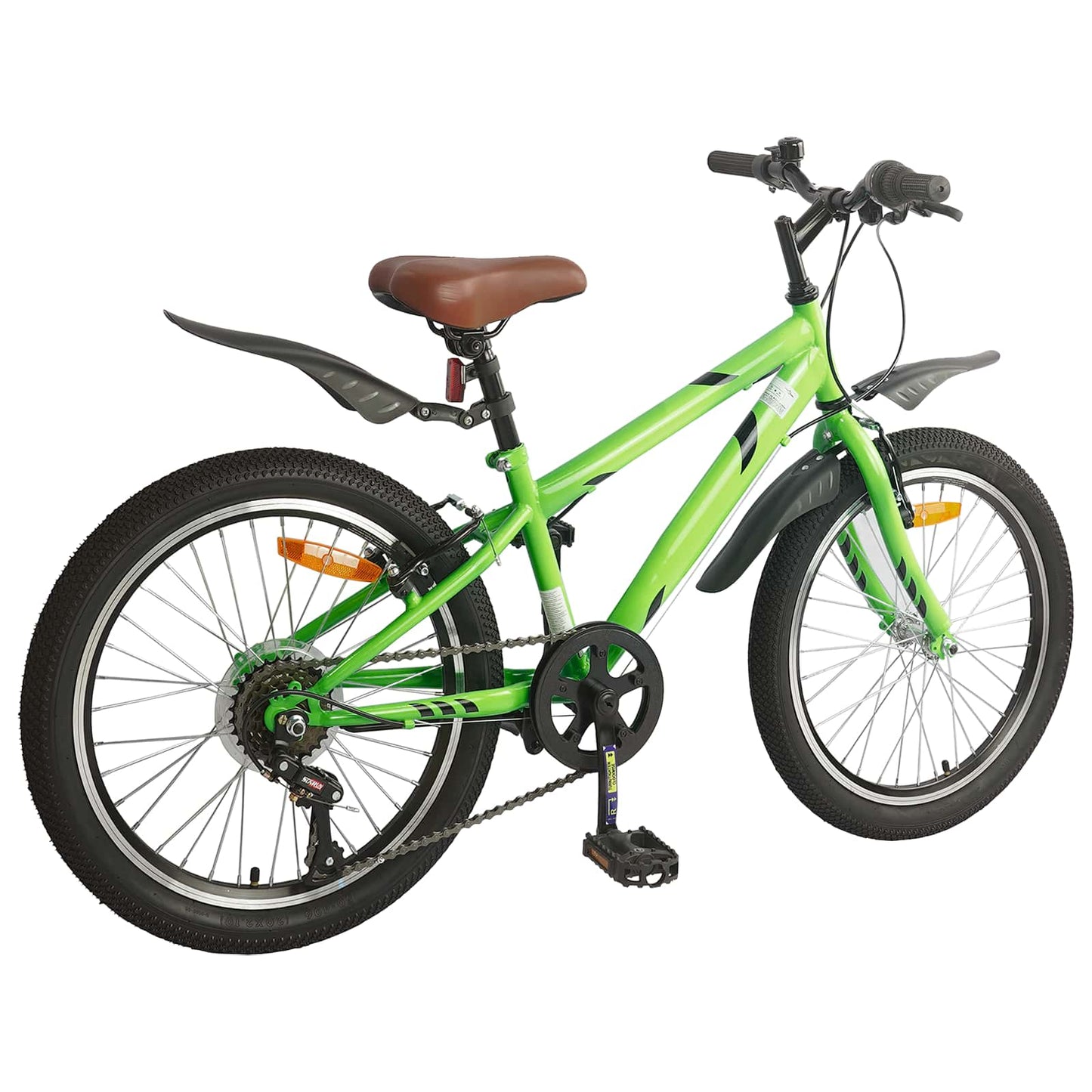 Kinderfiets 24 Inch 6-Speed voor 8-12 jaar oud Groen is nu te koop bij PeponiXL, paradijselijk wonen!