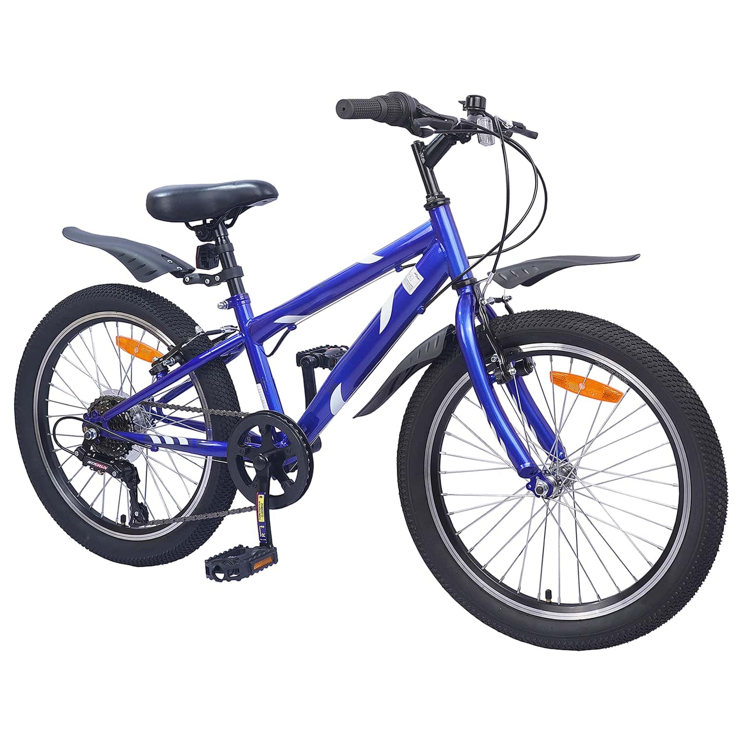 Kinderfiets 20 Inch 6-Speed voor 6-11 jaar oud Donkerblauw is nu te koop bij PeponiXL, paradijselijk wonen!