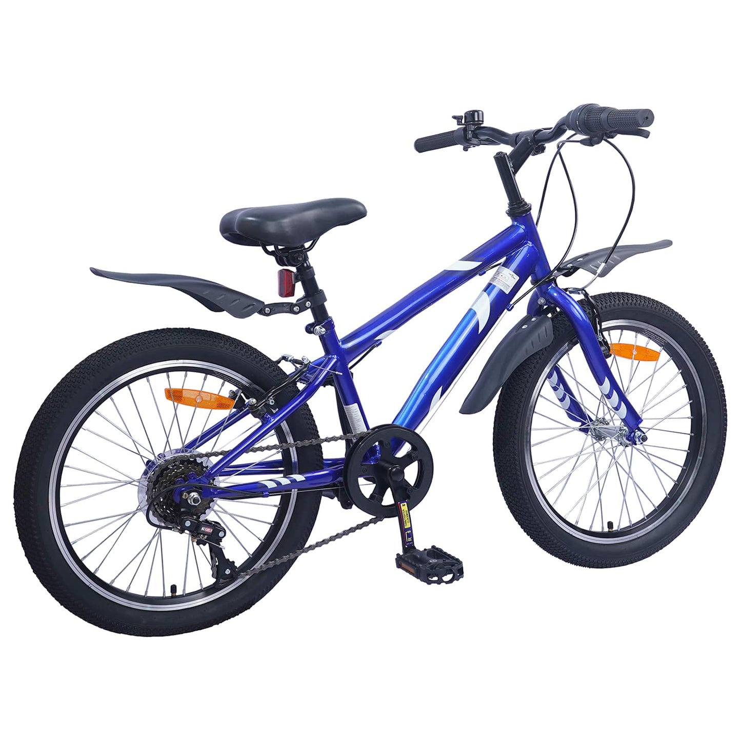 Kinderfiets 20 Inch 6-Speed voor 6-11 jaar oud Donkerblauw is nu te koop bij PeponiXL, paradijselijk wonen!