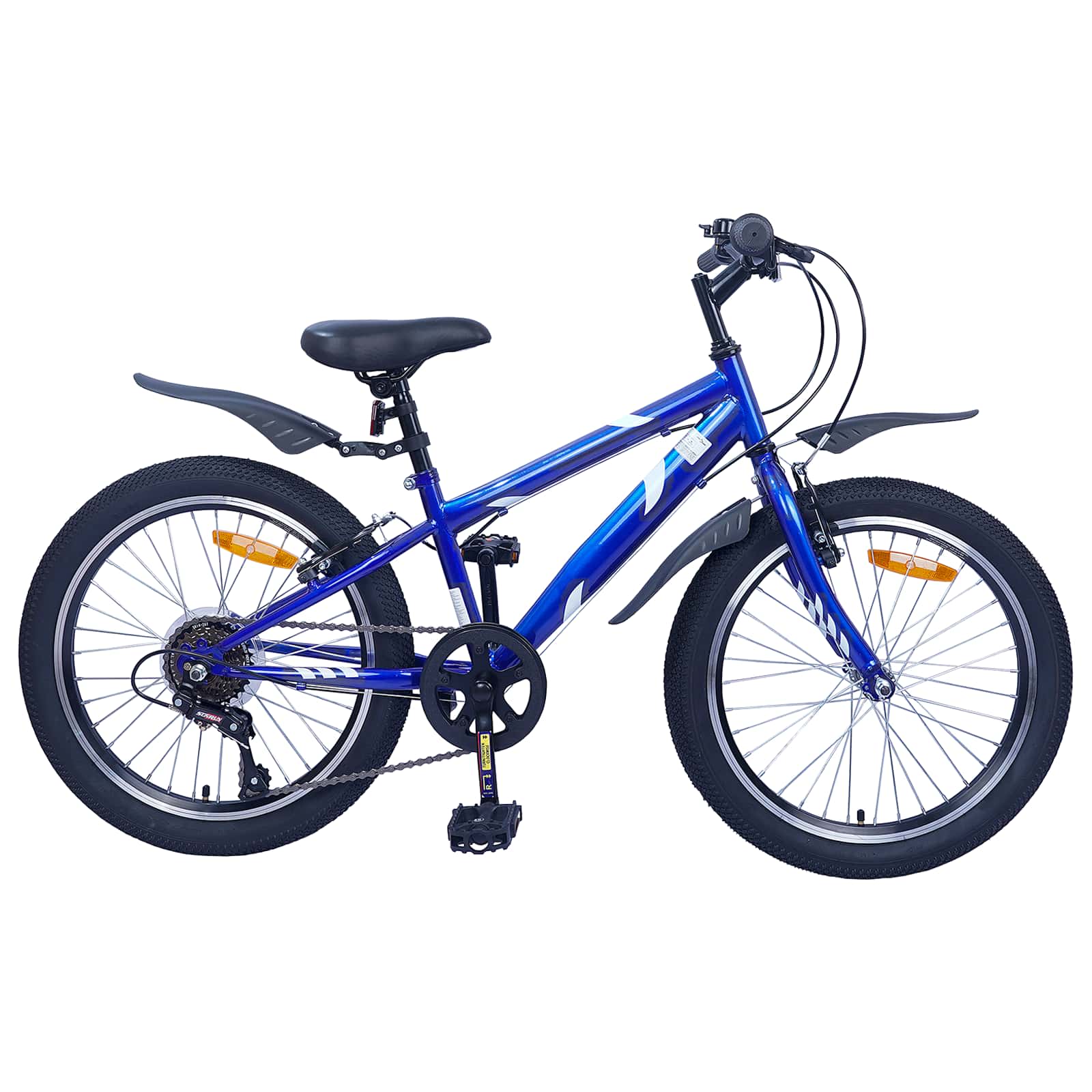 Kinderfiets 24 Inch 6-Speed voor 8-12 jaar oud Donkerblauw is nu te koop bij PeponiXL, paradijselijk wonen!