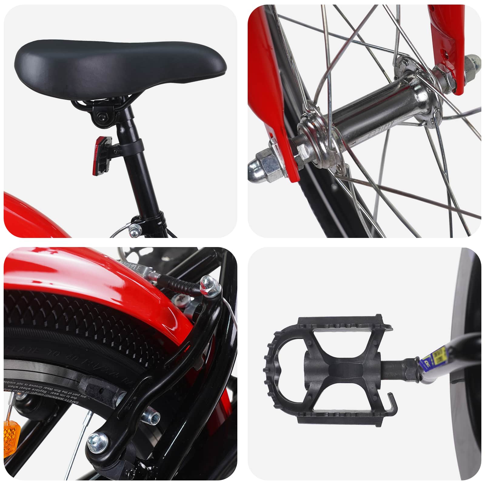 Kinderfiets 18 Inch voor 5-7 jaar Blauw Wit is nu te koop bij PeponiXL, paradijselijk wonen!