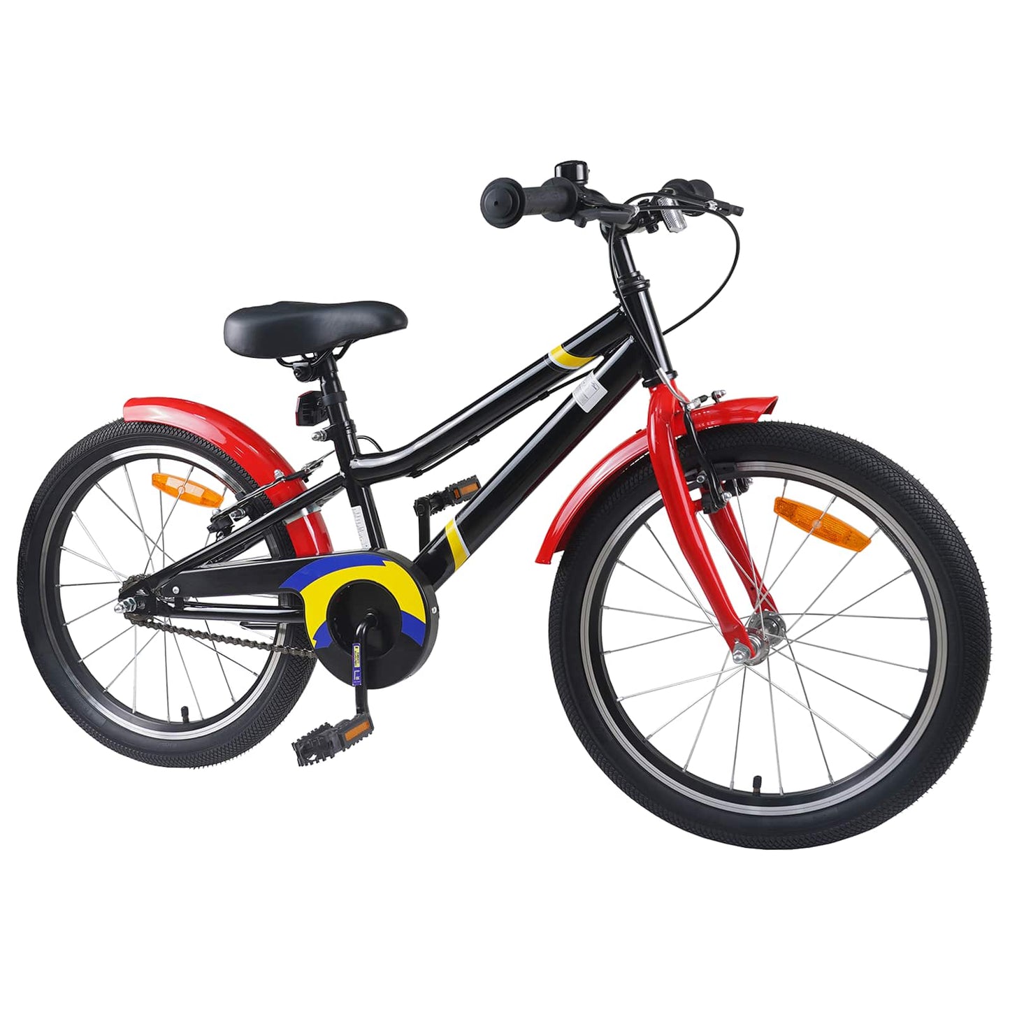 Kinderfiets 18 Inch voor 5-7 jaar Blauw Wit is nu te koop bij PeponiXL, paradijselijk wonen!