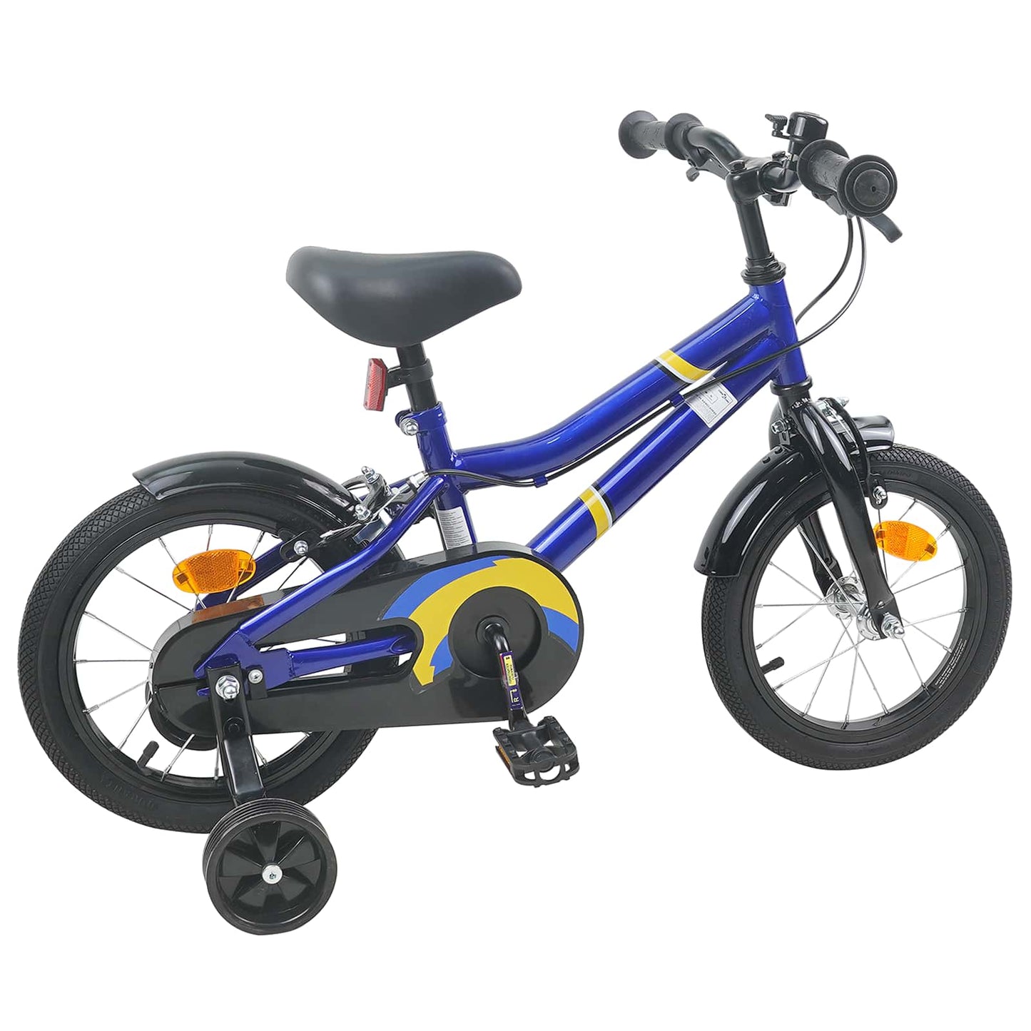 Kinderfiets 12 Inch voor 2-4 jaar oud Blauw en Zwart is nu te koop bij PeponiXL, paradijselijk wonen!