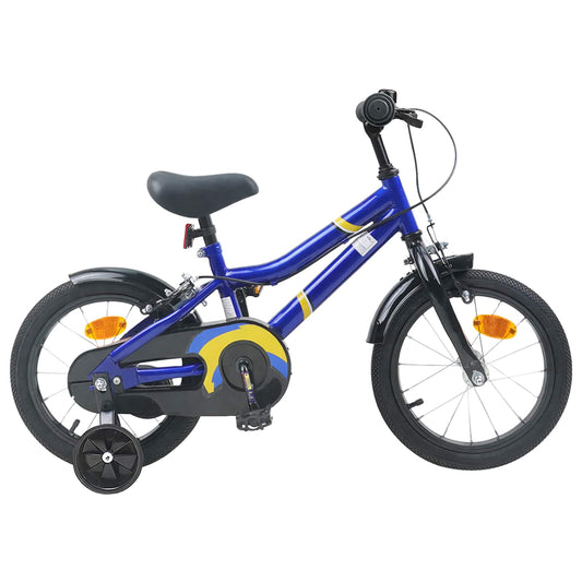 Kinderfiets 12 Inch voor 2-4 jaar oud Blauw en Zwart is nu te koop bij PeponiXL, paradijselijk wonen!