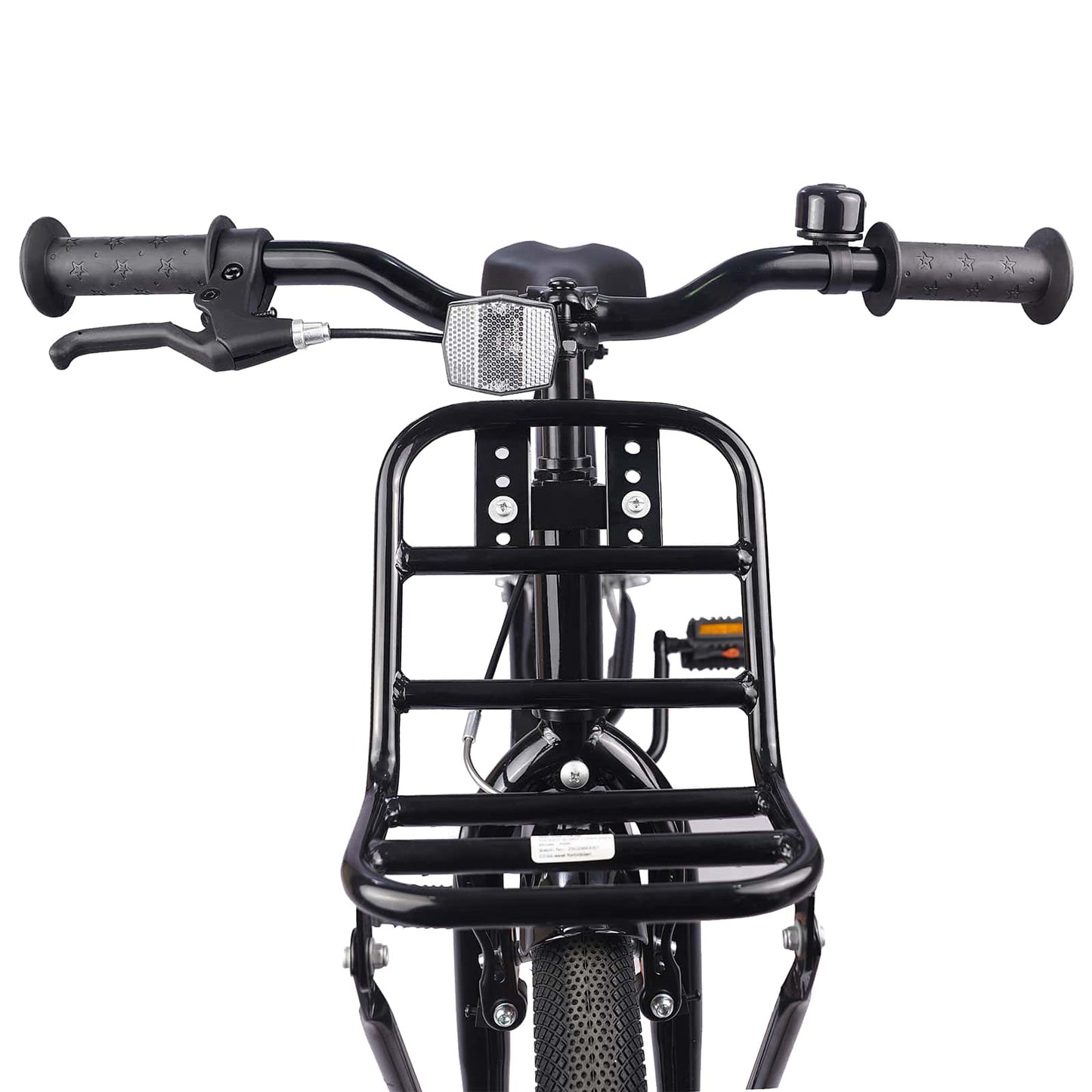 Kinderfiets 18 Inch voor 5-7 jaar Oranje Zwart is nu te koop bij PeponiXL, paradijselijk wonen!