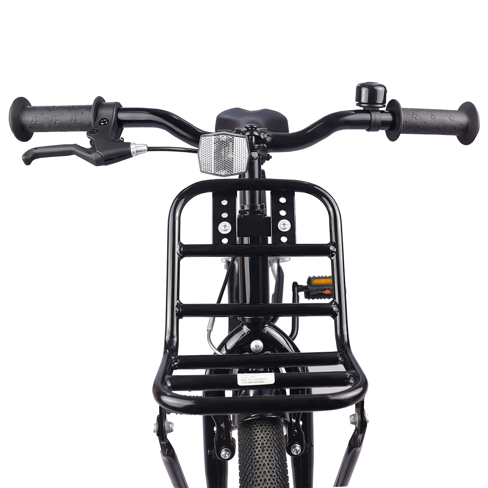 Kinderfiets 18 Inch voor 5-7 jaar Oranje Zwart is nu te koop bij PeponiXL, paradijselijk wonen!