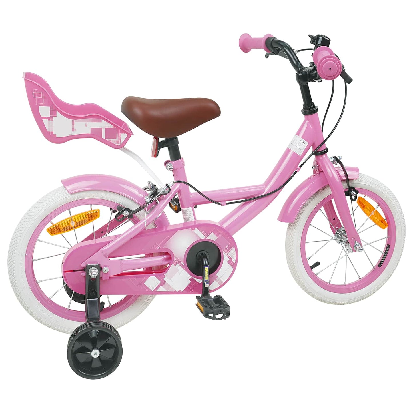 Kinderfiets 14 Inch voor 3-5 jaar oud Lichtroze is nu te koop bij PeponiXL, paradijselijk wonen!