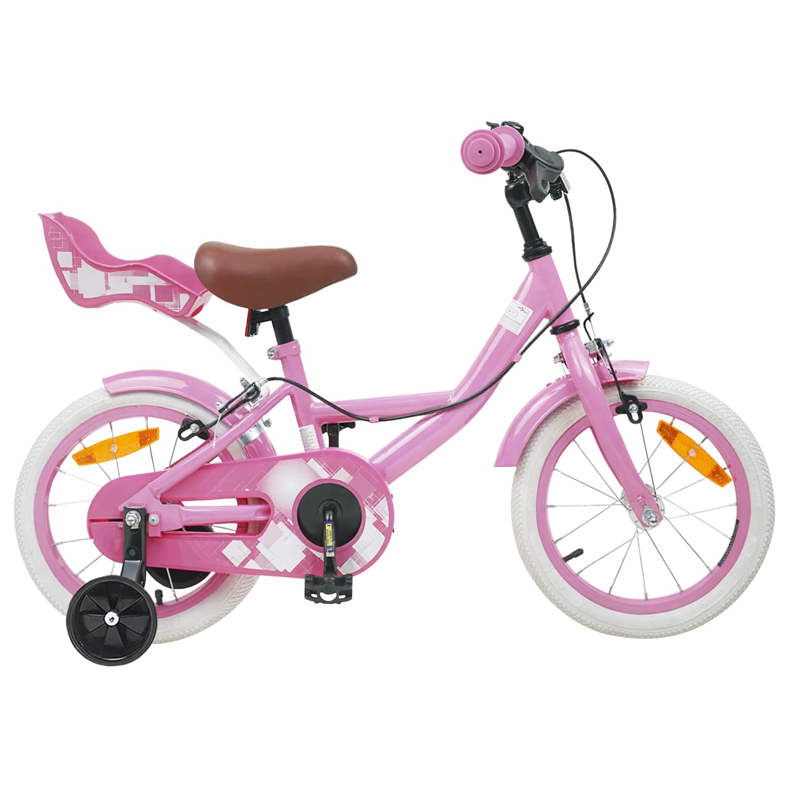 Kinderfiets 14 Inch voor 3-5 jaar oud Lichtroze is nu te koop bij PeponiXL, paradijselijk wonen!