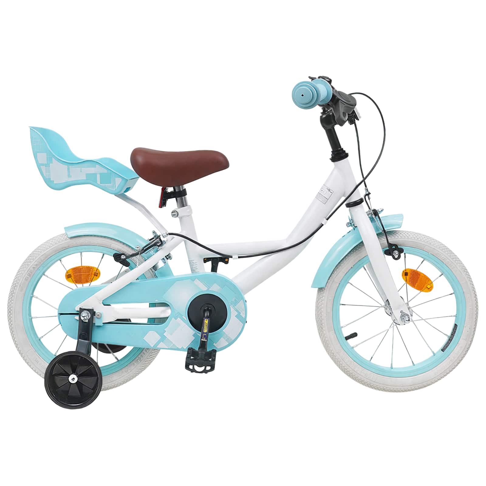 Kinderfiets 14 Inch voor 3-5 jaar oud Wit is nu te koop bij PeponiXL, paradijselijk wonen!