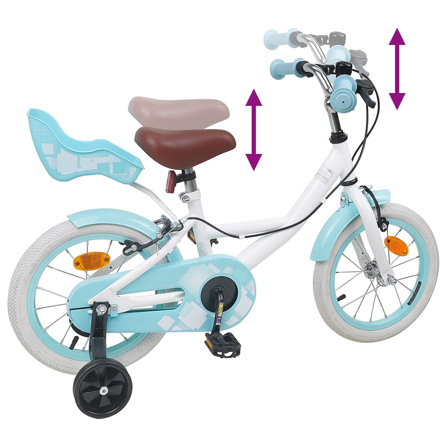Kinderfiets 16 Inch voor 4-6 jaar oud Wit is nu te koop bij PeponiXL, paradijselijk wonen!