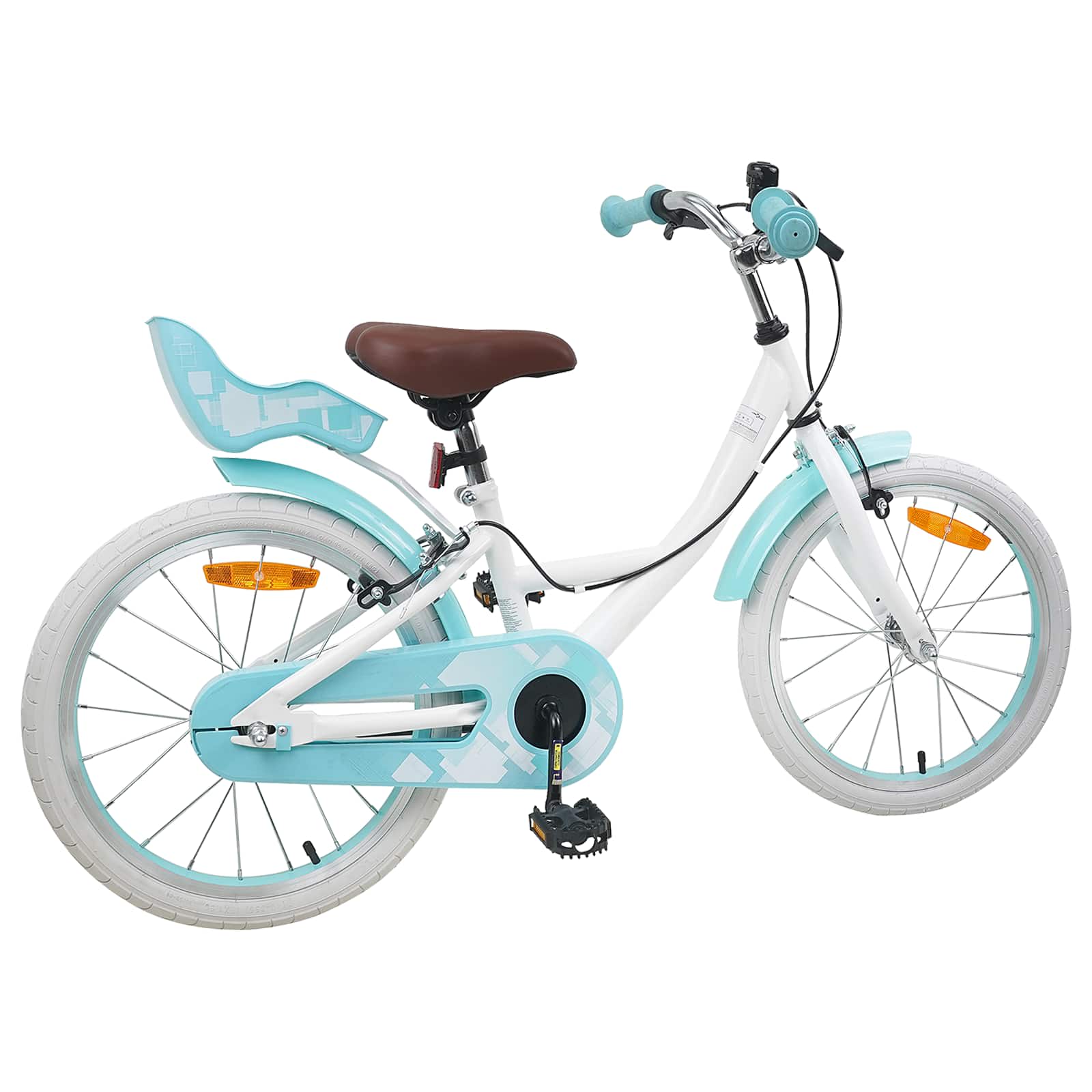 Kinderfiets 18 Inch voor 5-7 jaar Wit is nu te koop bij PeponiXL, paradijselijk wonen!