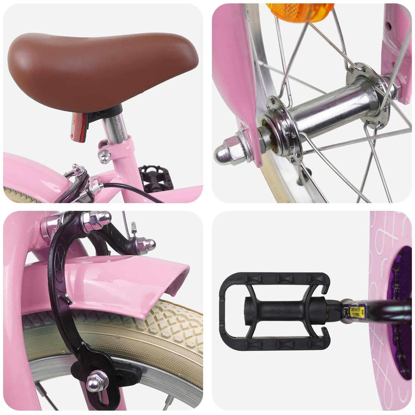 Kinderfiets 12 Inch voor 2-4 jaar oud Lichtroze is nu te koop bij PeponiXL, paradijselijk wonen!
