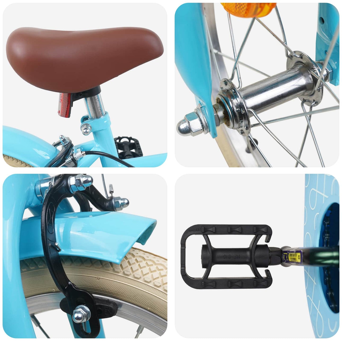 Kinderfiets 14 Inch voor 3-5 jaar oud Lichtblauw is nu te koop bij PeponiXL, paradijselijk wonen!