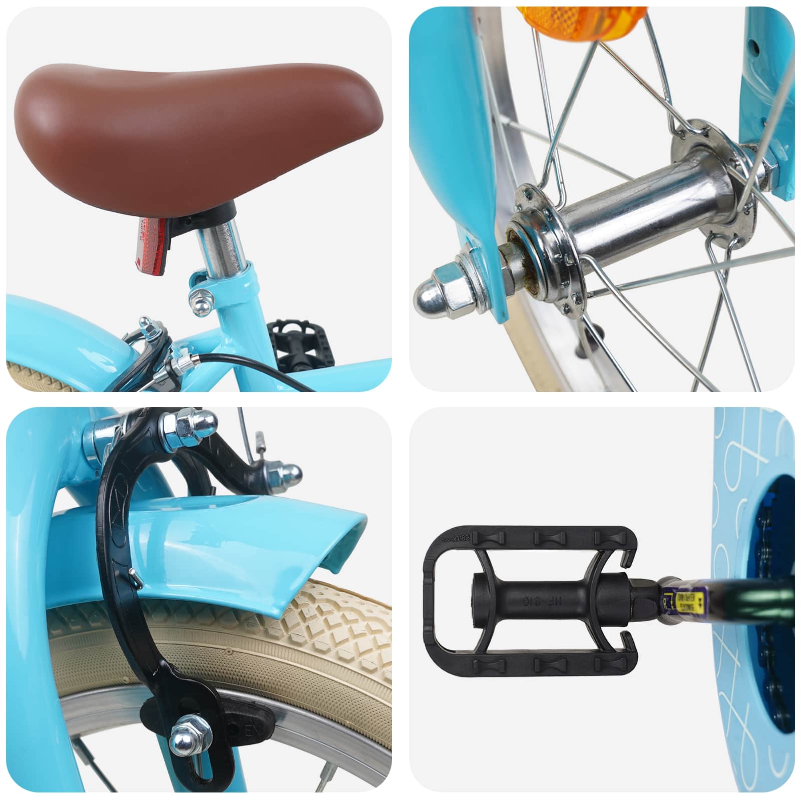 Kinderfiets 14 Inch voor 3-5 jaar oud Lichtblauw is nu te koop bij PeponiXL, paradijselijk wonen!