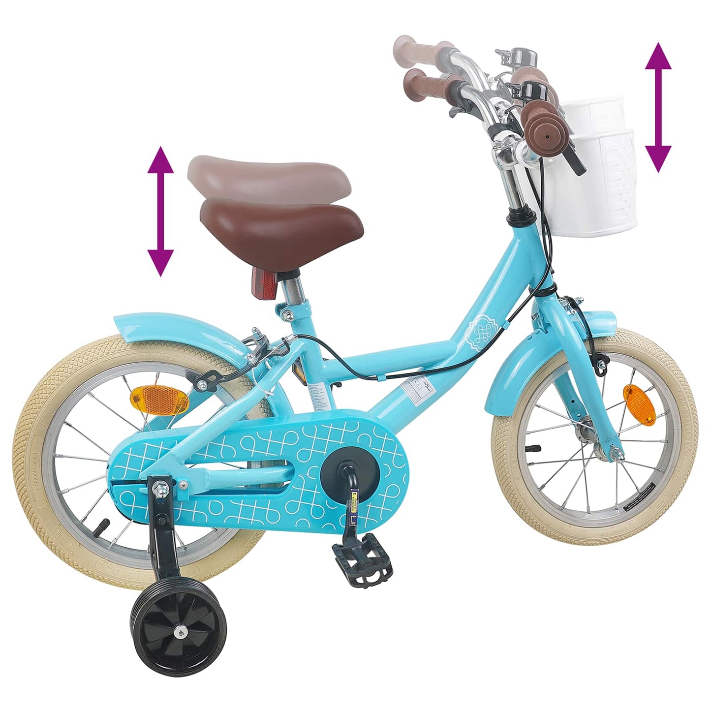 Kinderfiets 14 Inch voor 3-5 jaar oud Lichtblauw is nu te koop bij PeponiXL, paradijselijk wonen!