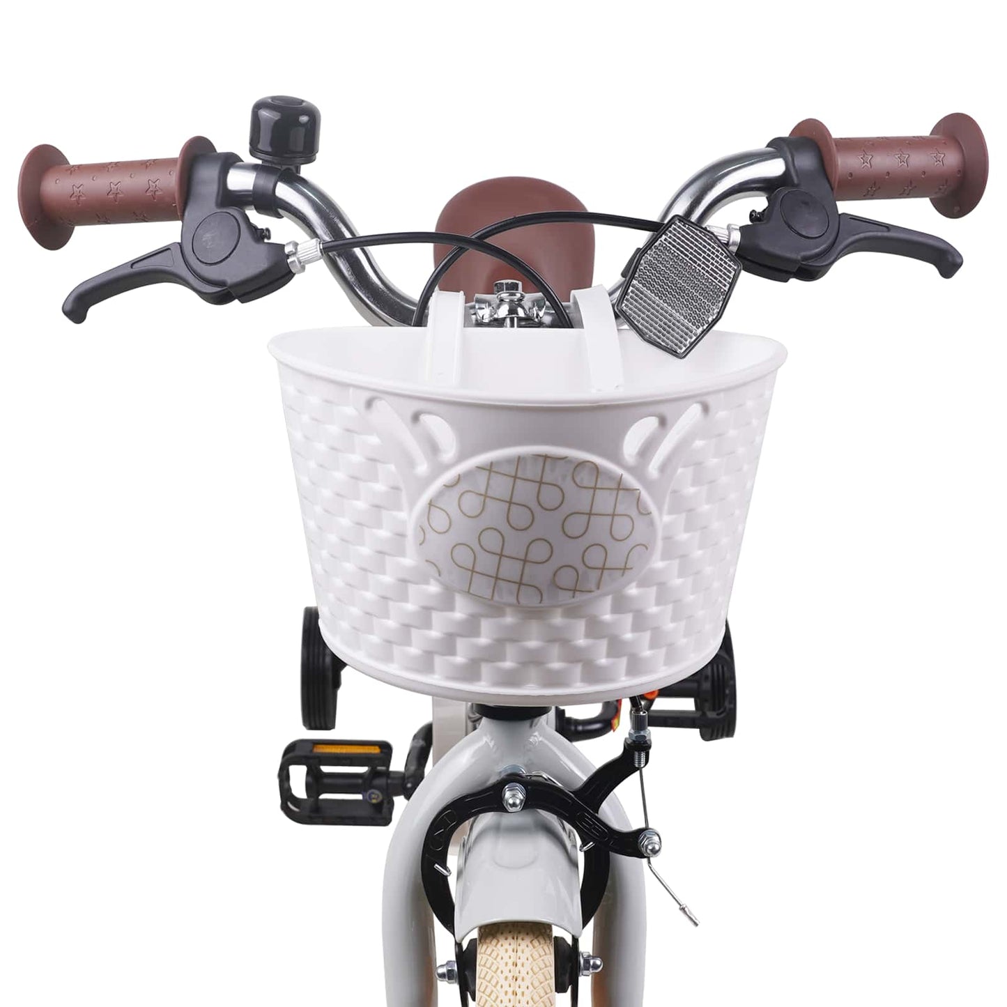 Kinderfiets 14 Inch voor 3-5 jaar oud Lichtgrijs is nu te koop bij PeponiXL, paradijselijk wonen!