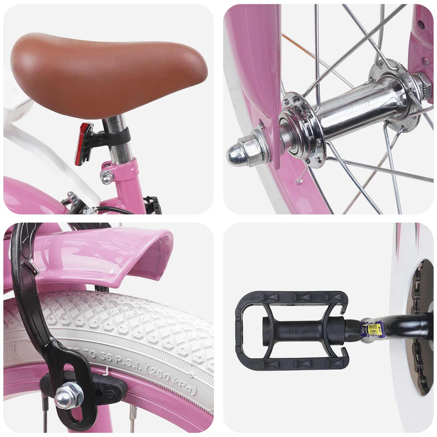 Kinderfiets 14 Inch voor 3-5 jaar oud Lichtroze is nu te koop bij PeponiXL, paradijselijk wonen!