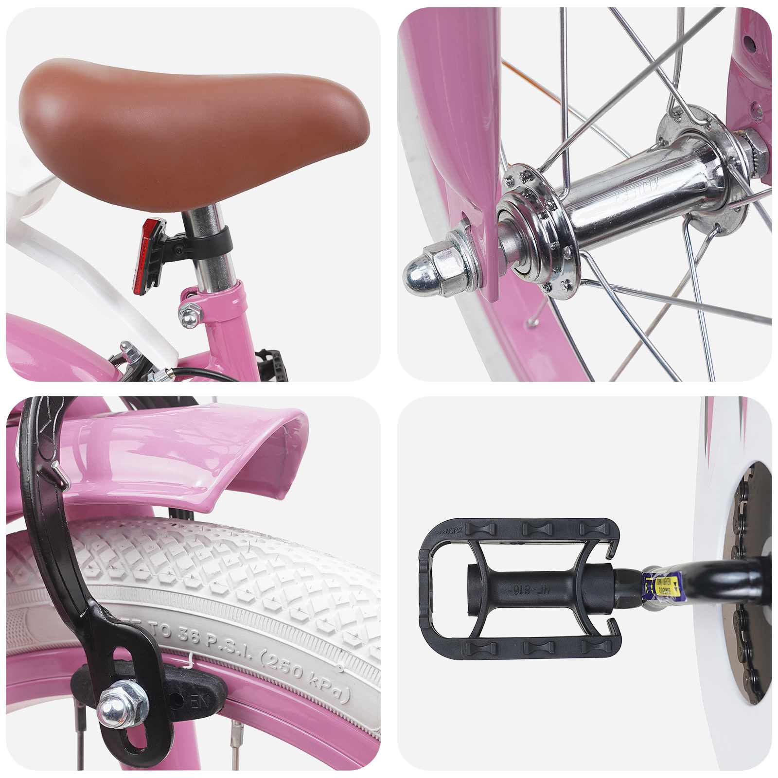 Kinderfiets 14 Inch voor 3-5 jaar oud Lichtroze is nu te koop bij PeponiXL, paradijselijk wonen!