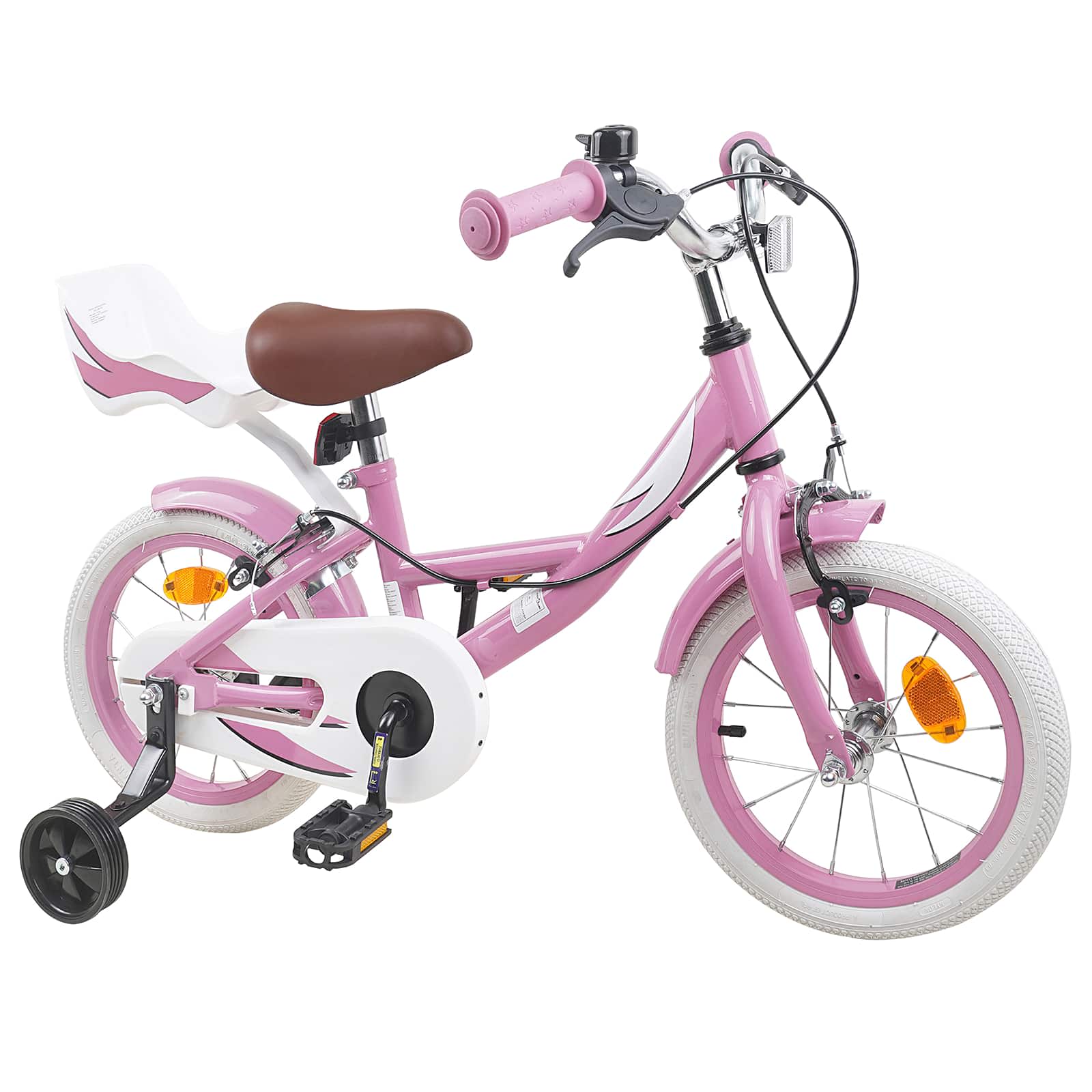 Kinderfiets 14 Inch voor 3-5 jaar oud Lichtroze is nu te koop bij PeponiXL, paradijselijk wonen!
