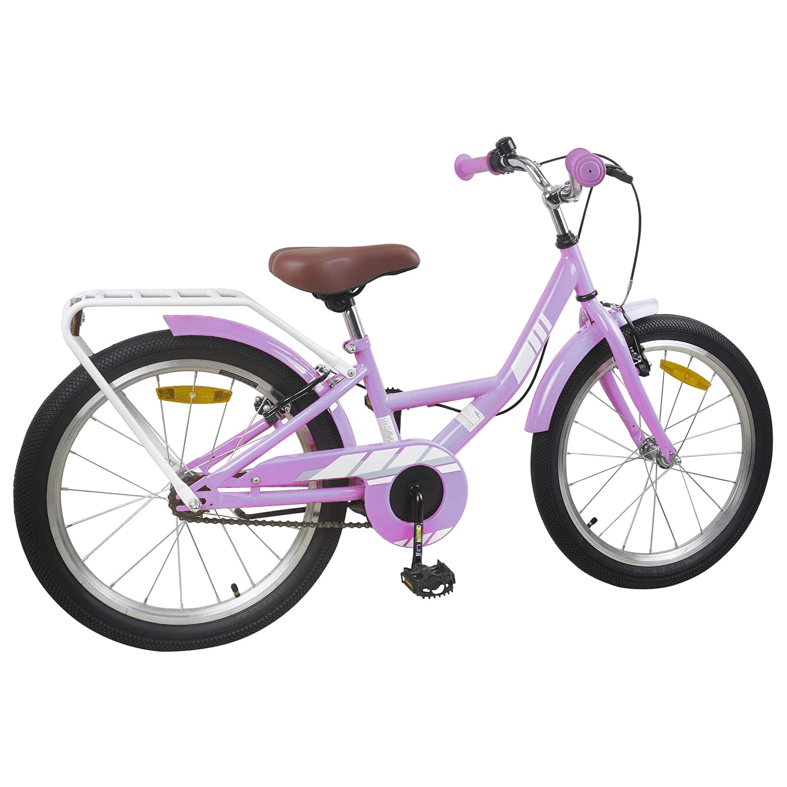 Kinderfiets 20 Inch voor 6-11 jaar oud Paars is nu te koop bij PeponiXL, paradijselijk wonen!