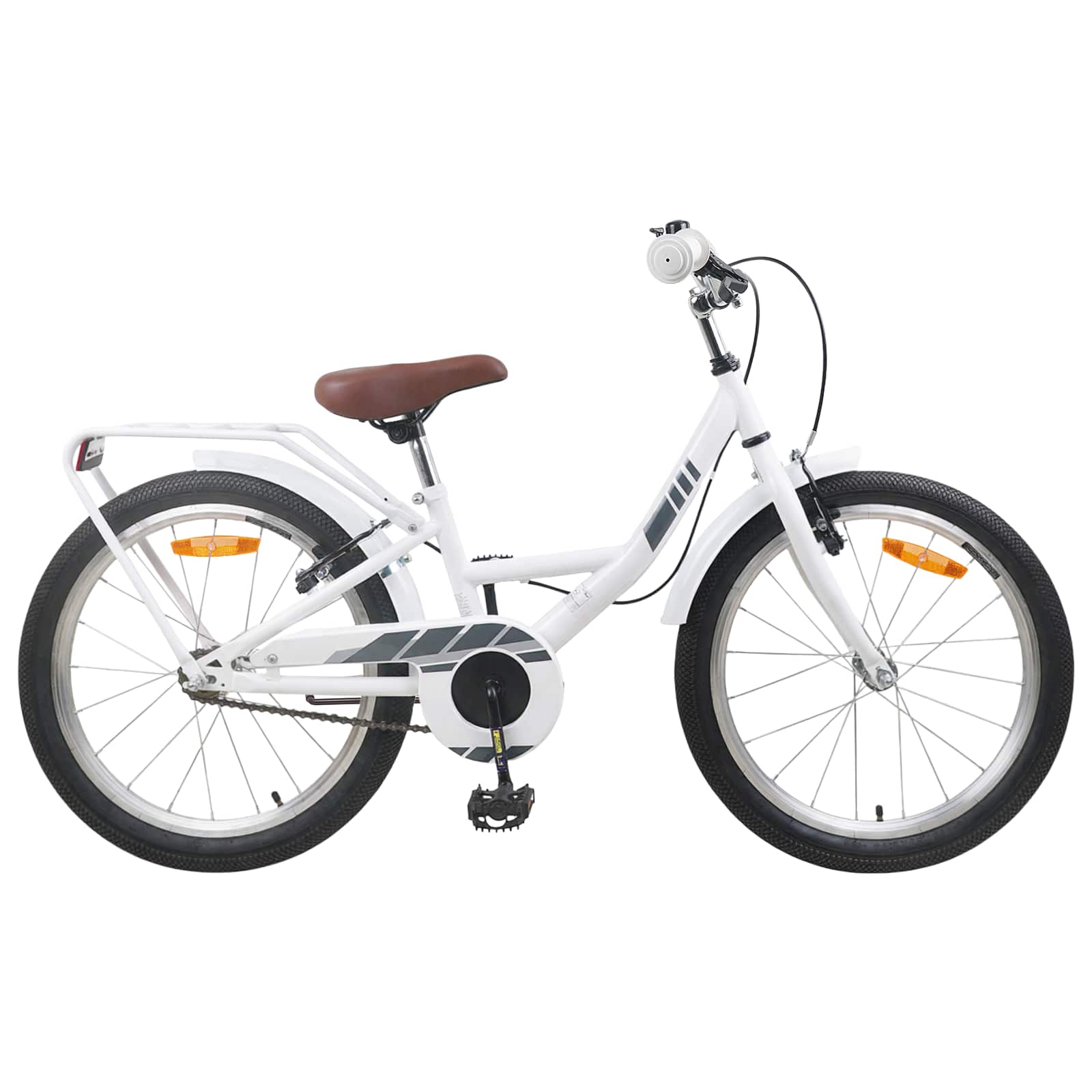 Kinderfiets 18 Inch voor 5-7 jaar Wit is nu te koop bij PeponiXL, paradijselijk wonen!