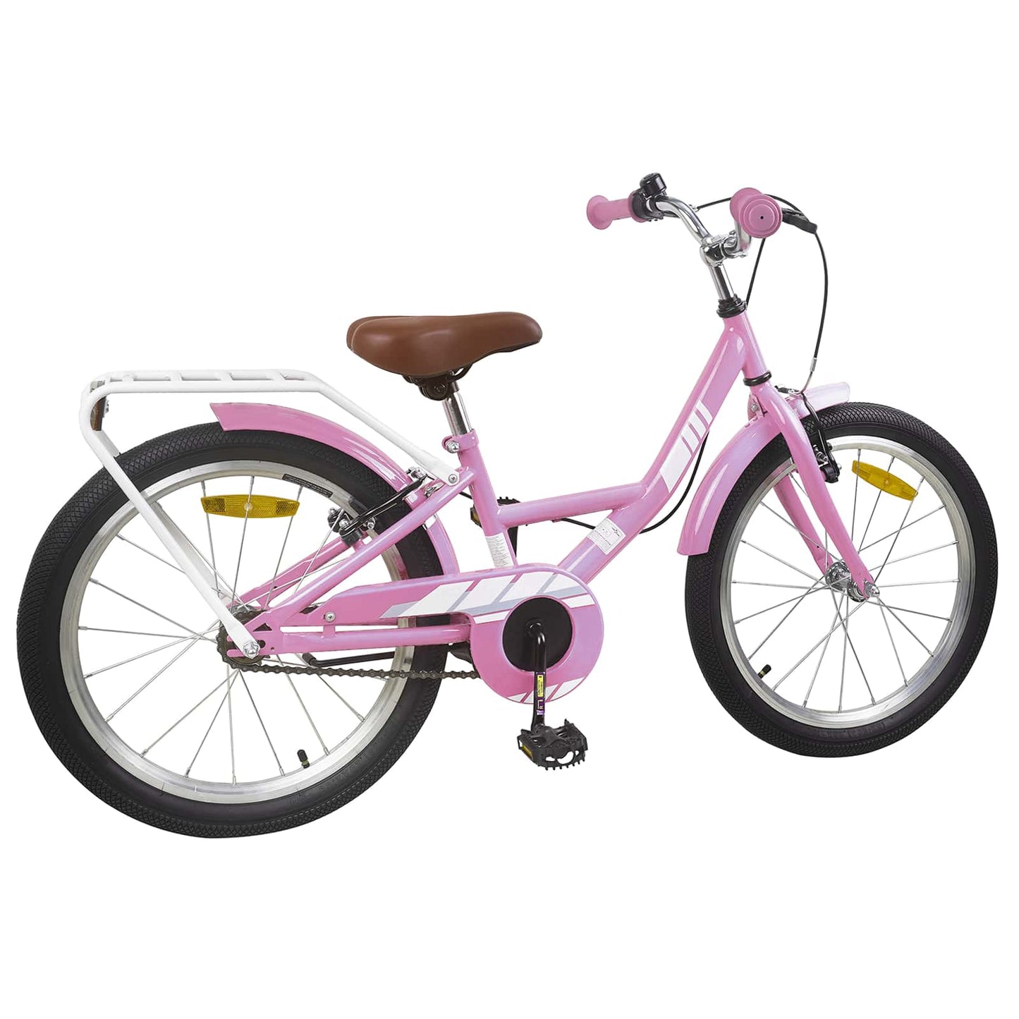Kinderfiets 18 Inch voor 5-7 jaar Lichtroze is nu te koop bij PeponiXL, paradijselijk wonen!