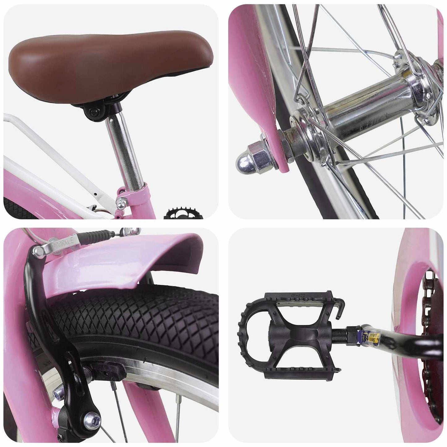 Kinderfiets 20 Inch voor 6-11 jaar oud Lichtroze is nu te koop bij PeponiXL, paradijselijk wonen!
