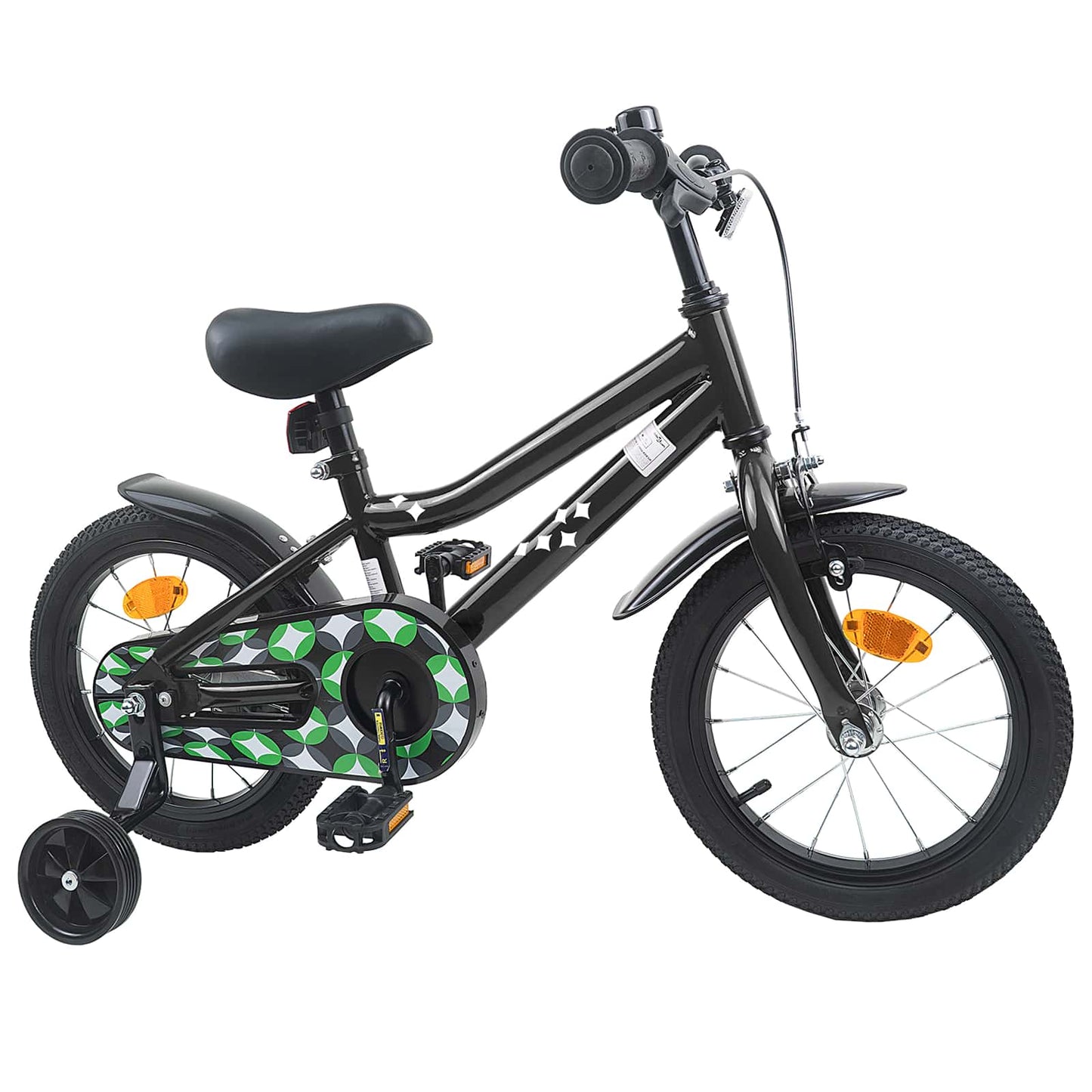 Kinderfiets 16 Inch voor 4-6 jaar oud Zwart is nu te koop bij PeponiXL, paradijselijk wonen!