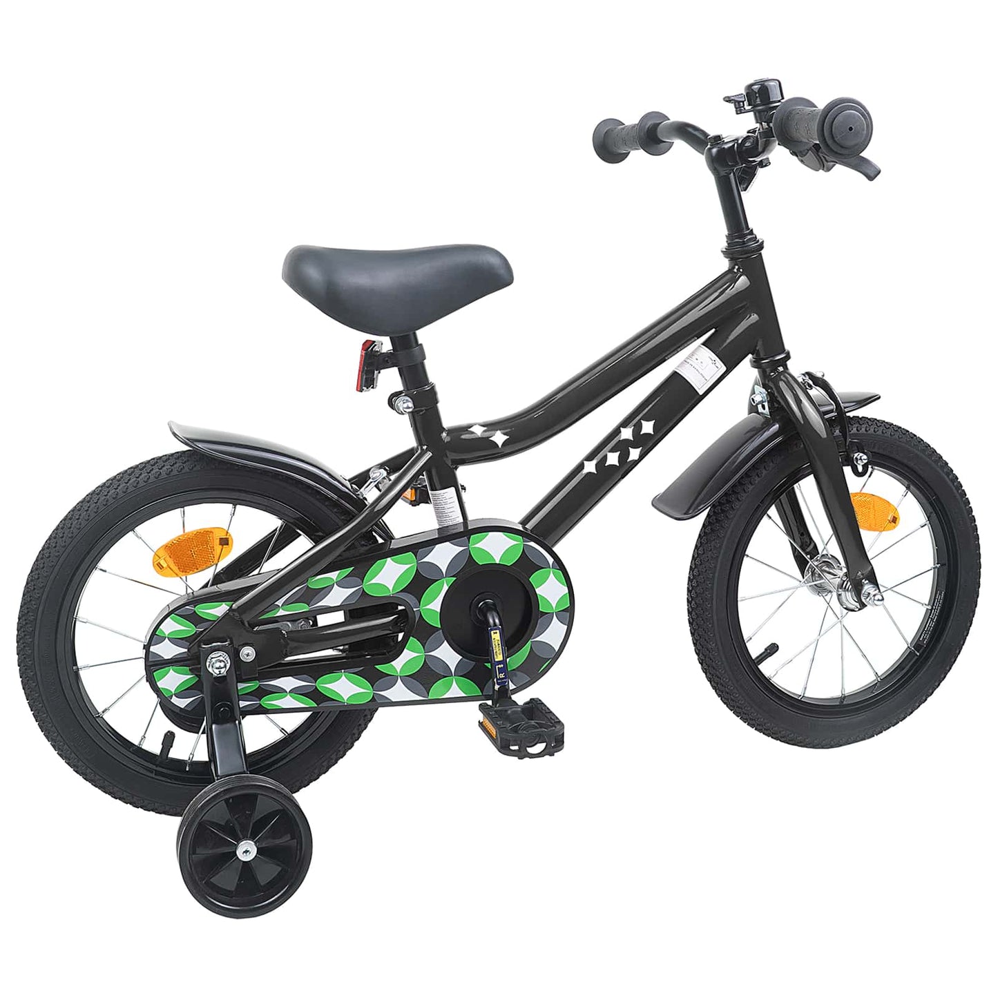 Kinderfiets 16 Inch voor 4-6 jaar oud Zwart is nu te koop bij PeponiXL, paradijselijk wonen!