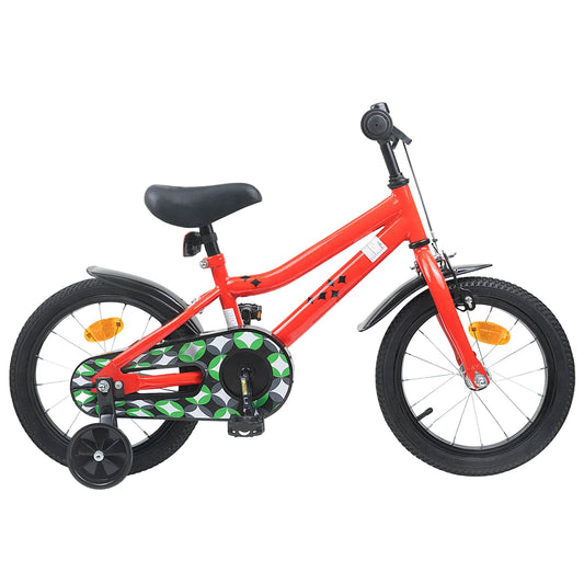 Kinderfiets 16 Inch voor 4-6 jaar oud Rood is nu te koop bij PeponiXL, paradijselijk wonen!