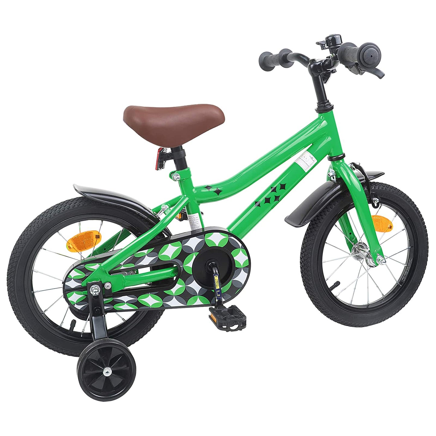 Kinderfiets 16 Inch voor 4-6 jaar oud Groen is nu te koop bij PeponiXL, paradijselijk wonen!