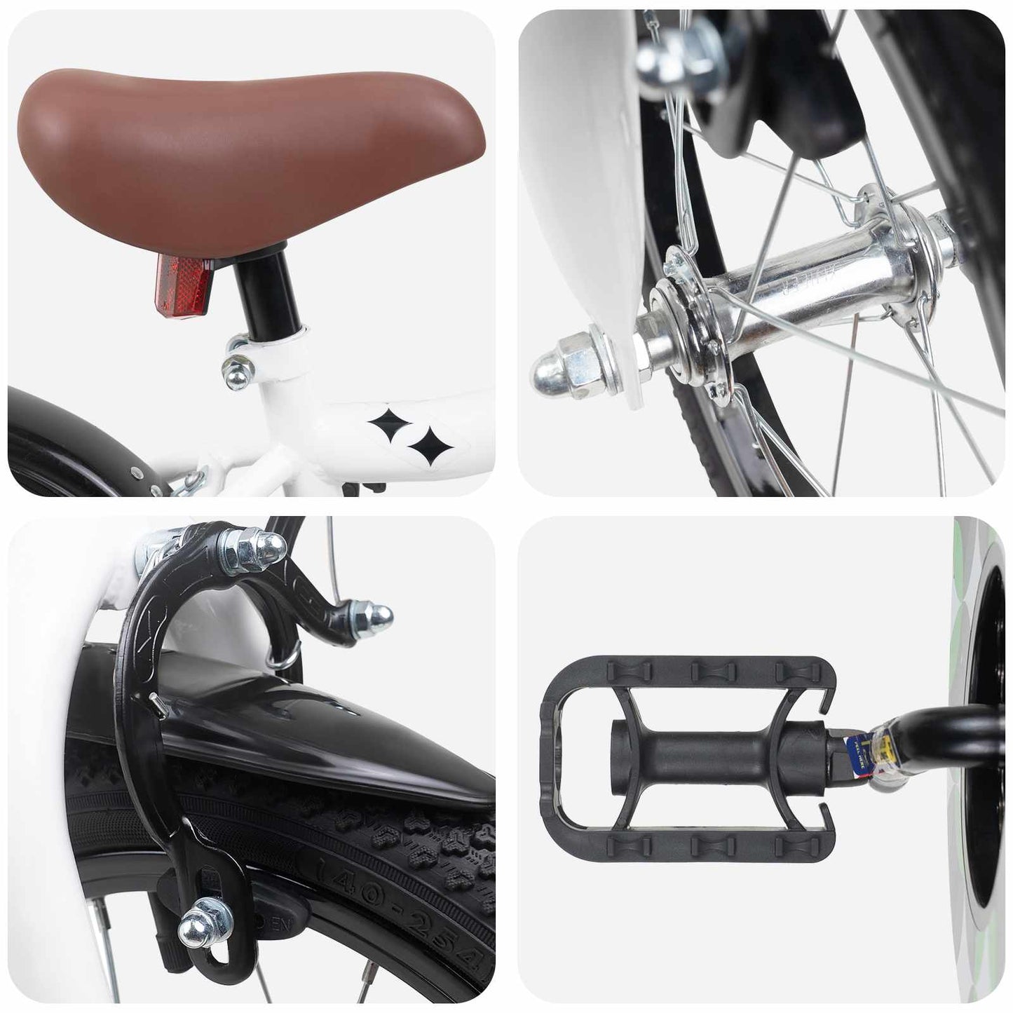 Kinderfiets 14 Inch voor 3-5 jaar oud Wit is nu te koop bij PeponiXL, paradijselijk wonen!