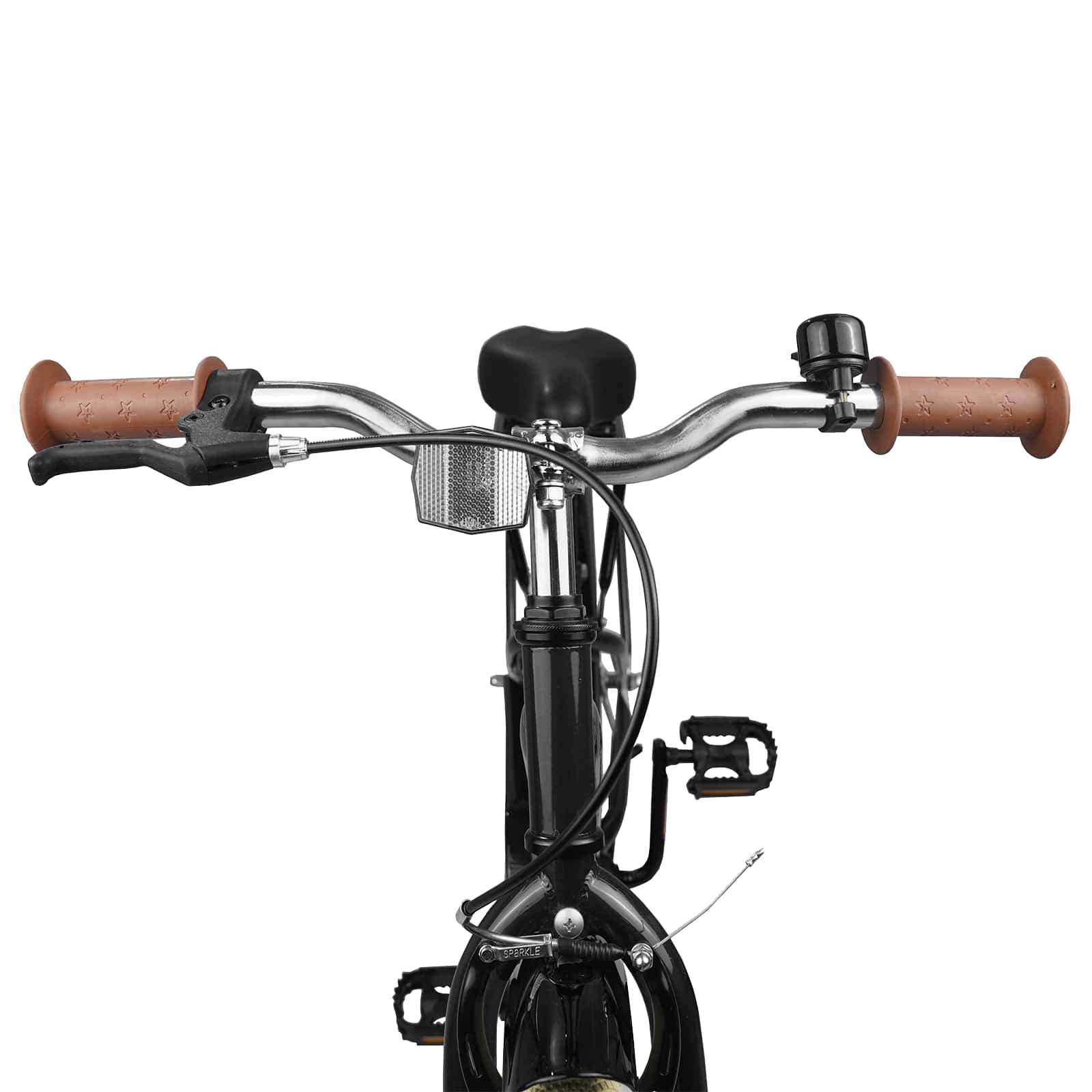 Kinderfiets 18 Inch voor 5-7 jaar Zwart is nu te koop bij PeponiXL, paradijselijk wonen!