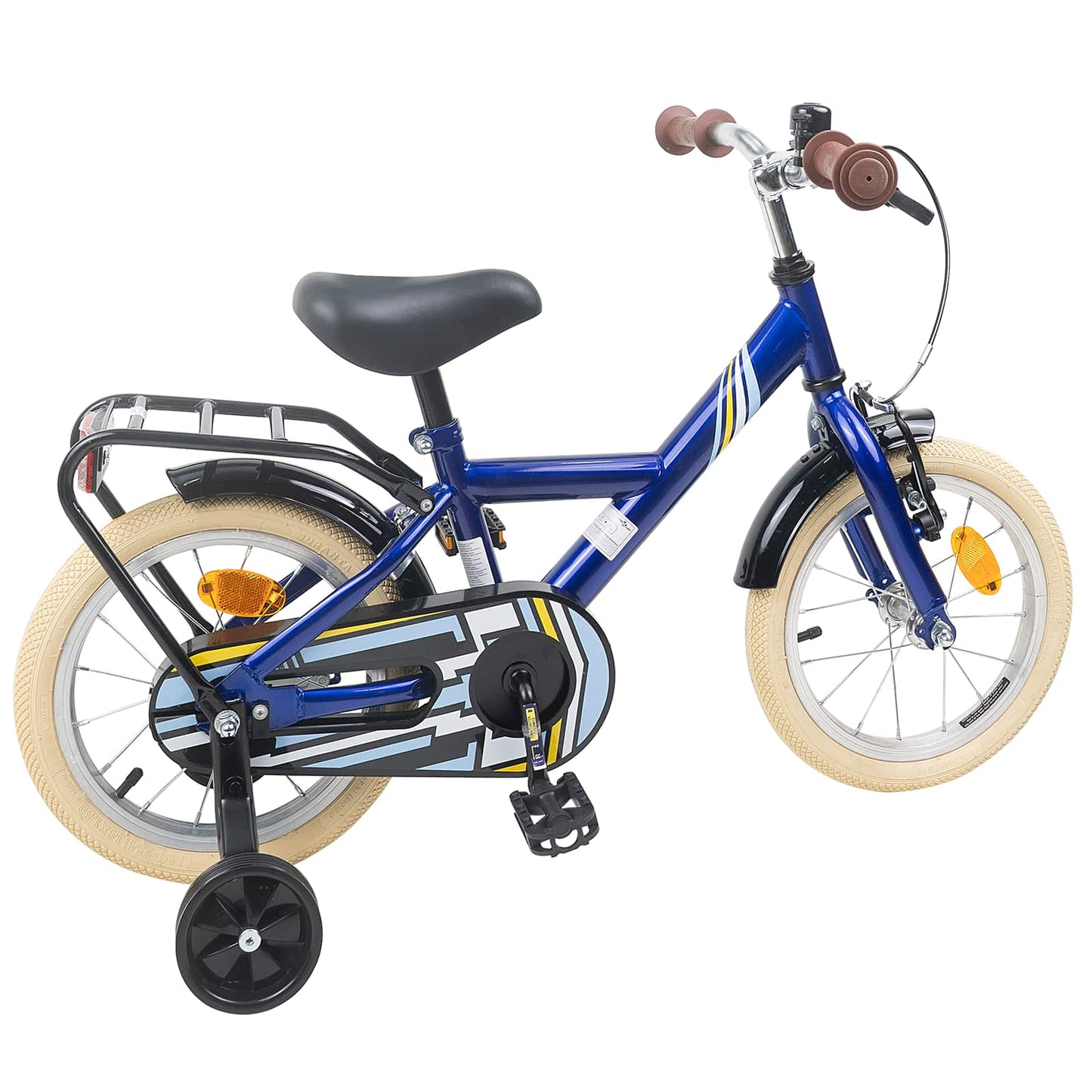 Kinderfiets 14 Inch voor 3-5 jaar oud Donkerblauw is nu te koop bij PeponiXL, paradijselijk wonen!