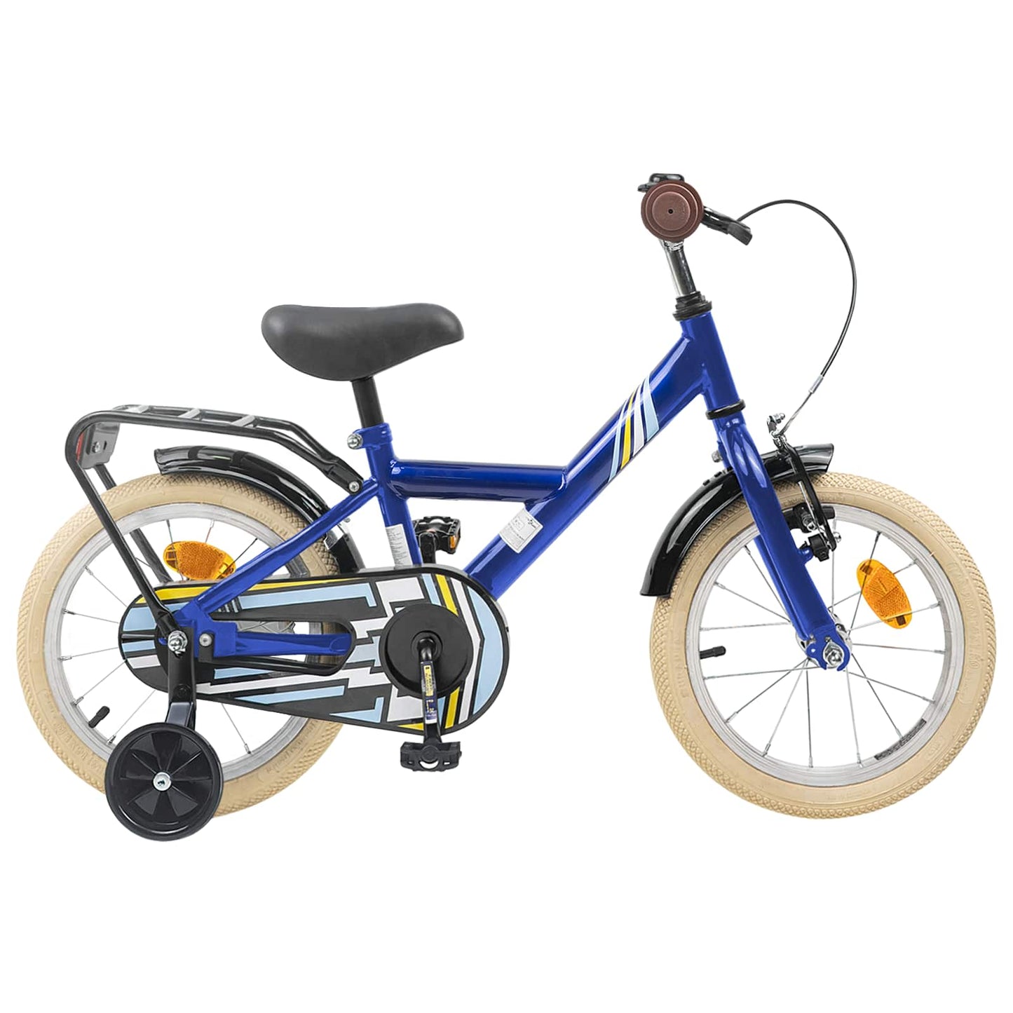 Kinderfiets 16 Inch voor 4-6 jaar oud Donkerblauw is nu te koop bij PeponiXL, paradijselijk wonen!