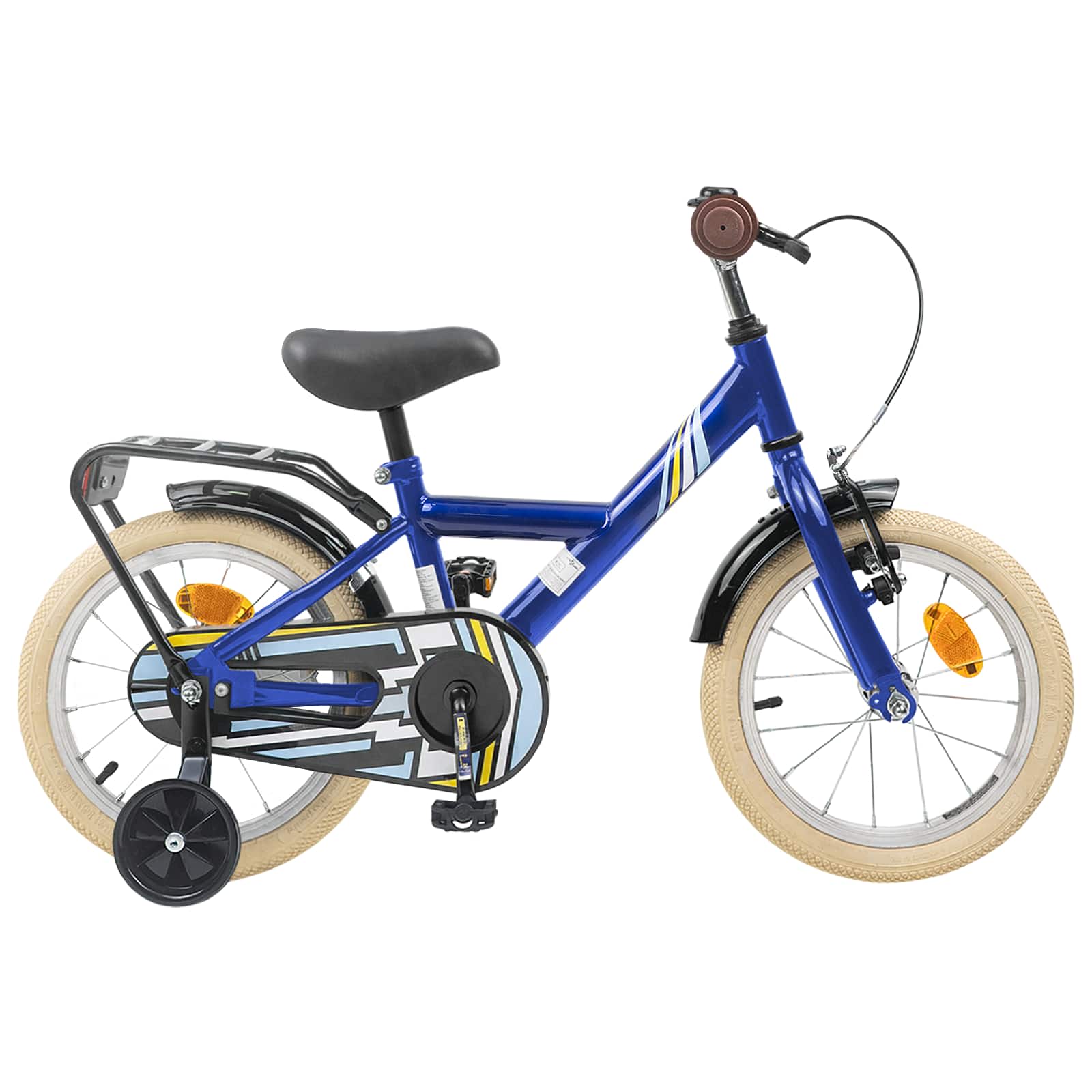 Kinderfiets 16 Inch voor 4-6 jaar oud Donkerblauw is nu te koop bij PeponiXL, paradijselijk wonen!