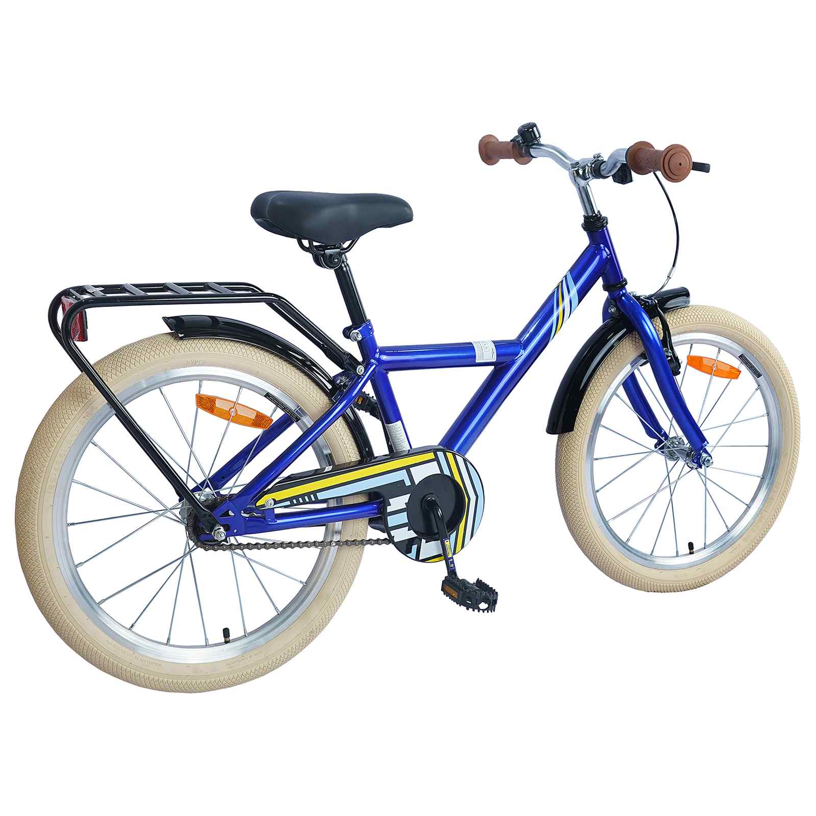 Kinderfiets 18 Inch voor 5-7 jaar Donkerblauw is nu te koop bij PeponiXL, paradijselijk wonen!