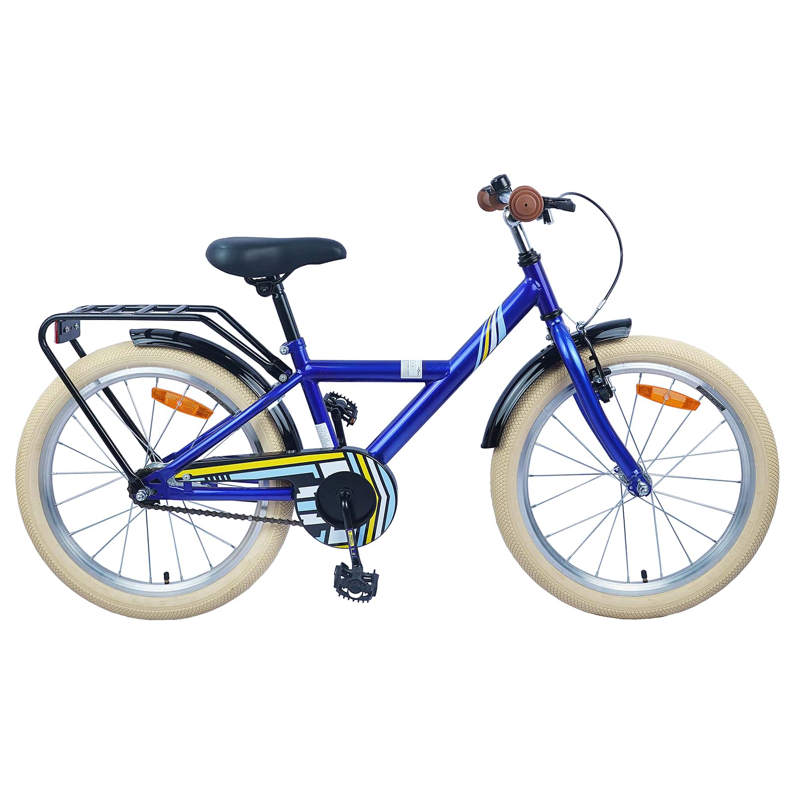 Kinderfiets 18 Inch voor 5-7 jaar Donkerblauw is nu te koop bij PeponiXL, paradijselijk wonen!