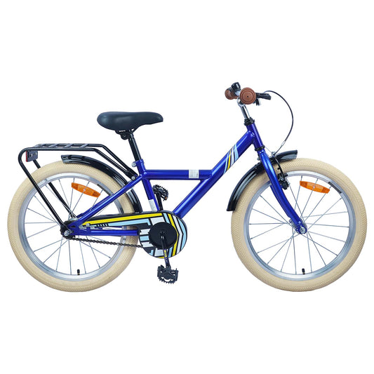 Kinderfiets 18 Inch voor 5-7 jaar Donkerblauw is nu te koop bij PeponiXL, paradijselijk wonen!